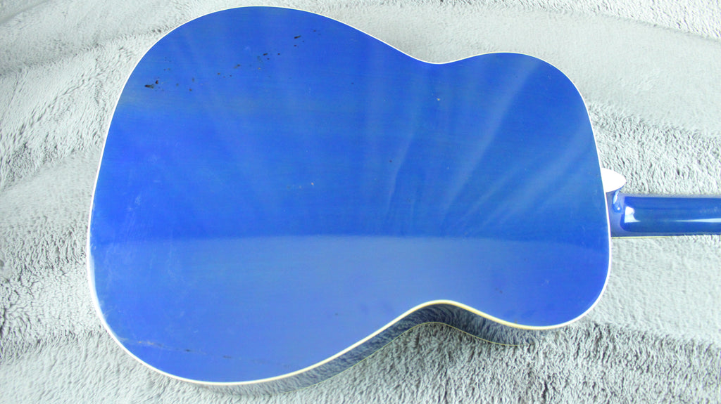 Morris F-02SBU Blue Japan Acoustic Guitar