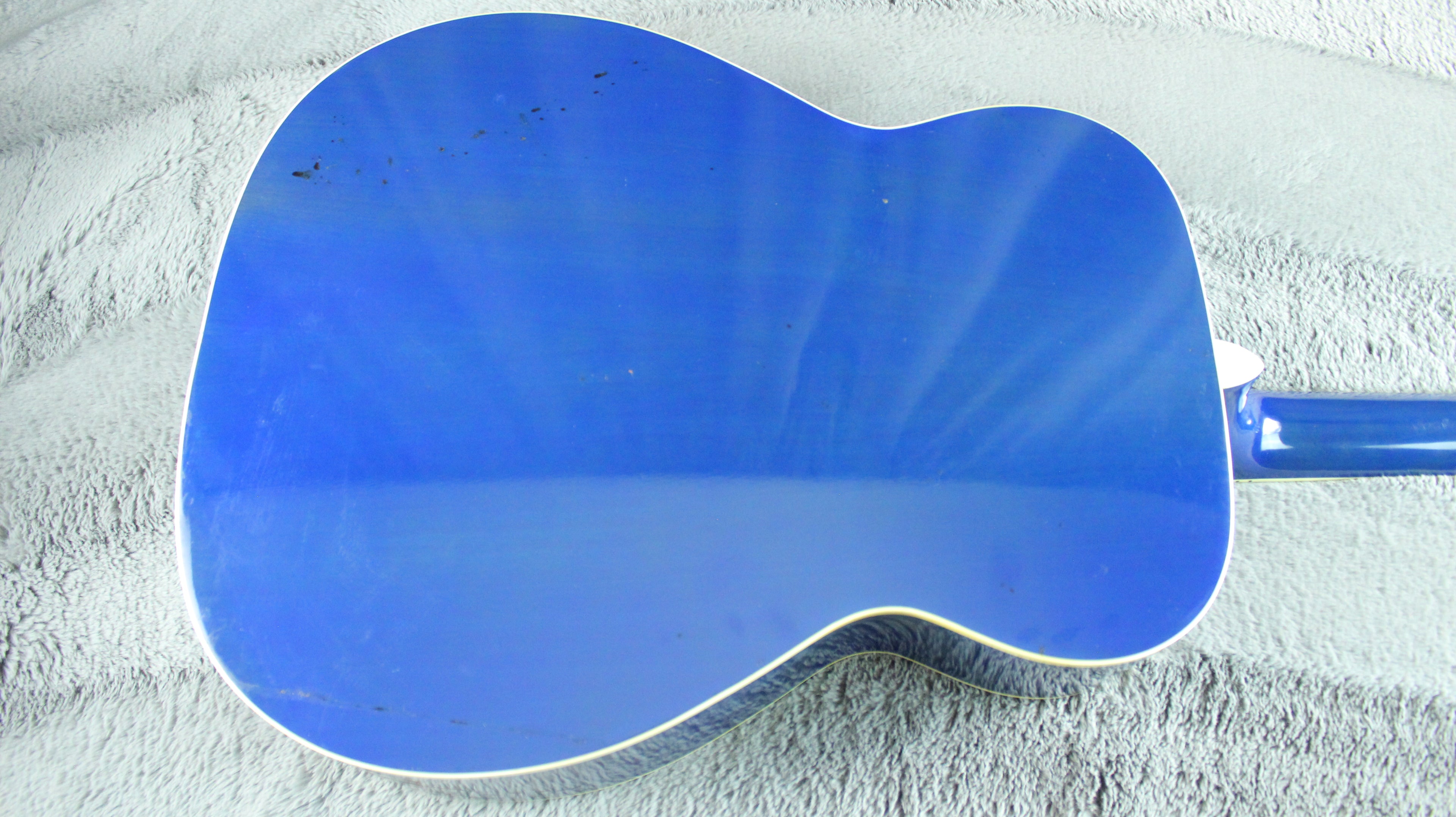 Morris F-02SBU Blue Japan Acoustic Guitar