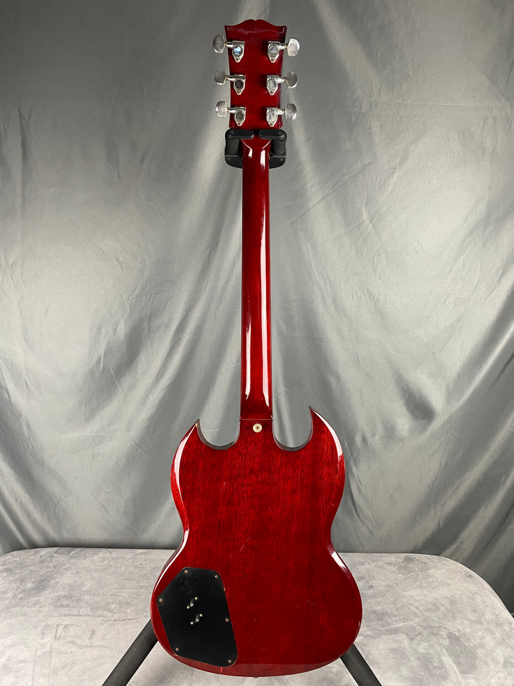 Heerby SG Kasuga MIJ Rare! Neck Thru 1977 Trans Red