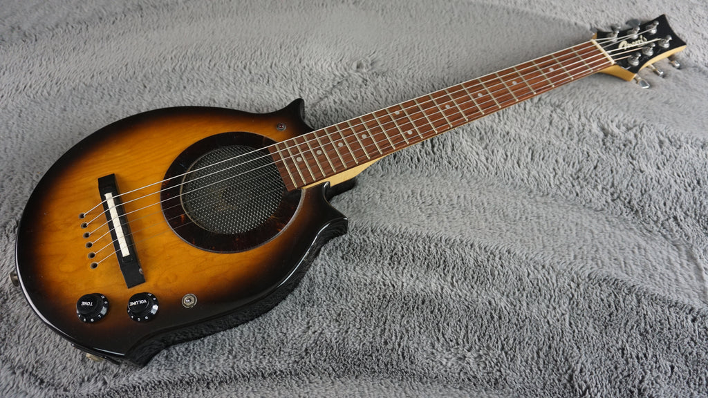 Morris Sound Circus Series Amplified Travel Guitar Japan Tobacco Burst