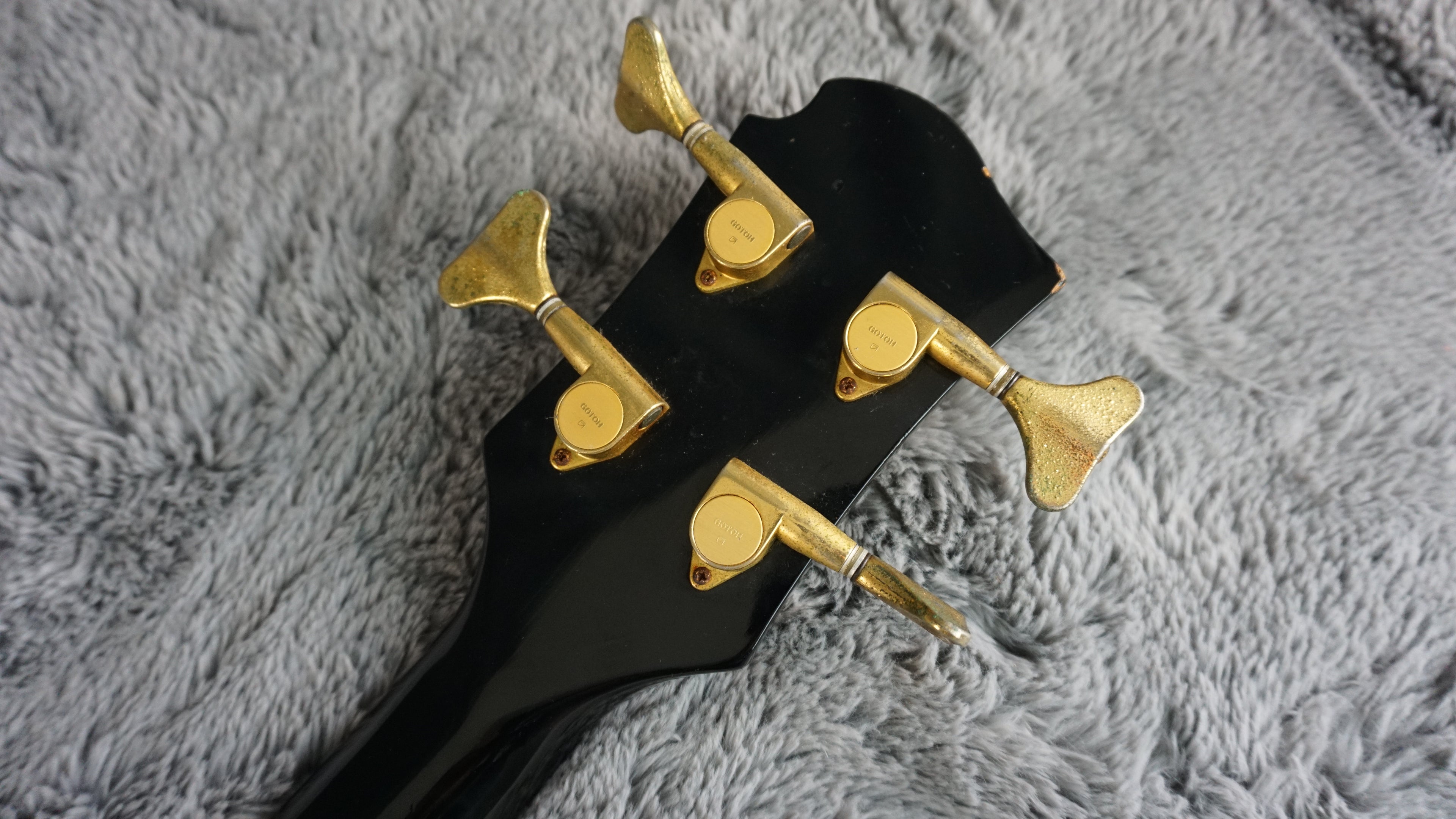 Burny XB-95H - Black Bass Guitar