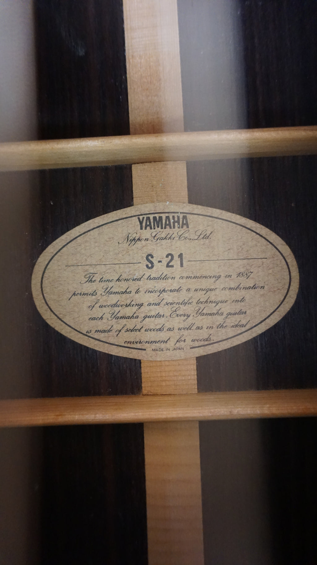 Yamaha S-21 Japan Acoustic Rare Guitar