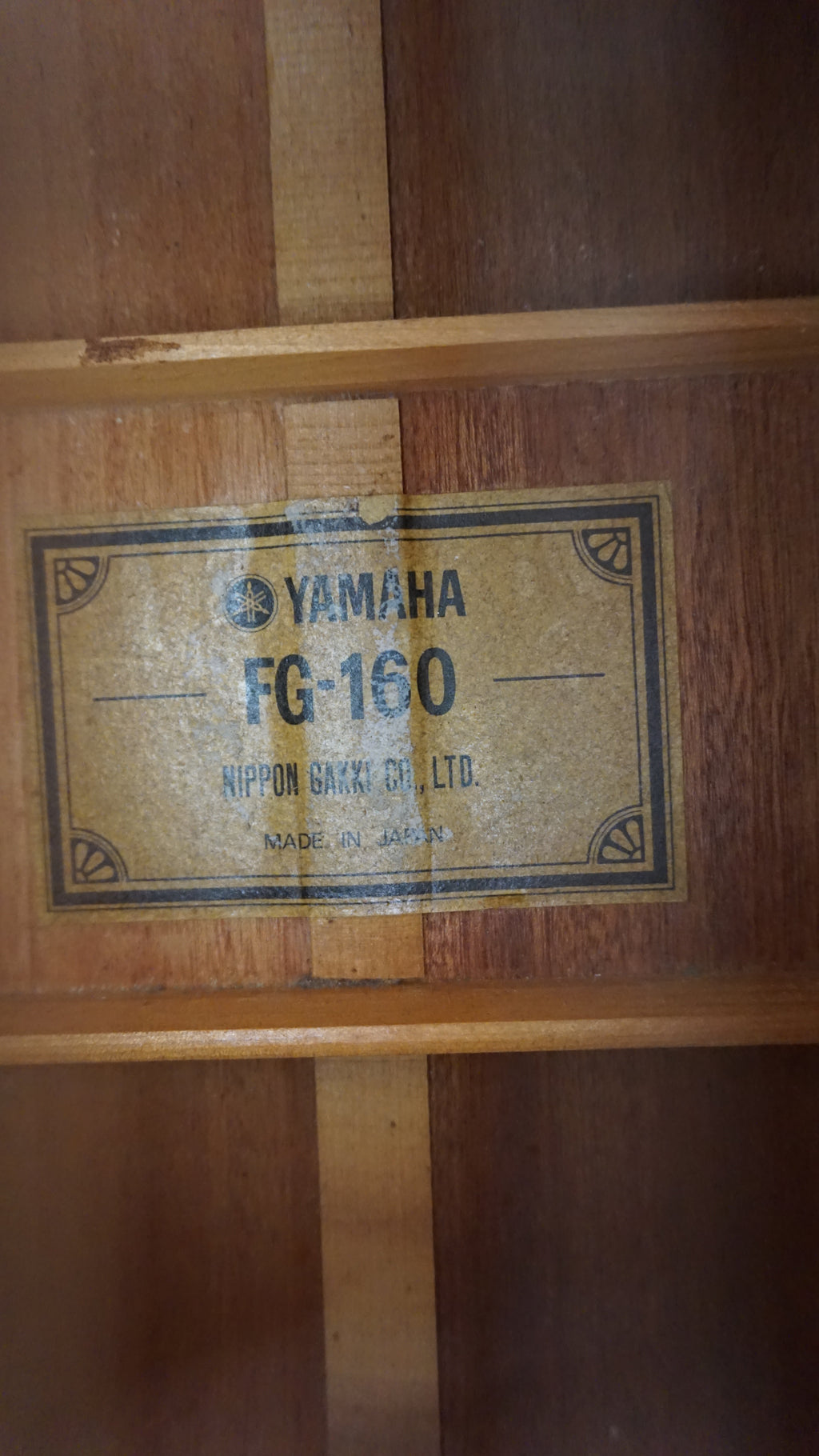 Yamaha FG-160 Acoustic Guitar Japan
