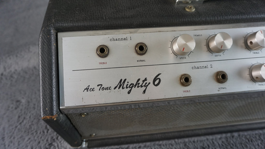 Ace Tone (Roland) Mighty 6 Vintage Tube Head 1960s Uber Rare!