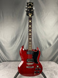 Heerby SG Kasuga MIJ Rare! Neck Thru 1977 Trans Red