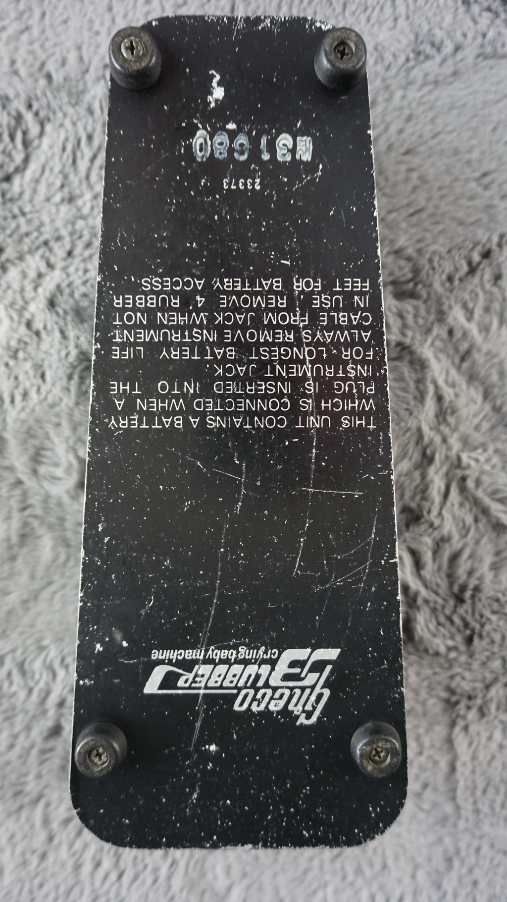 Greco Blubber Wah Pedal Early Model