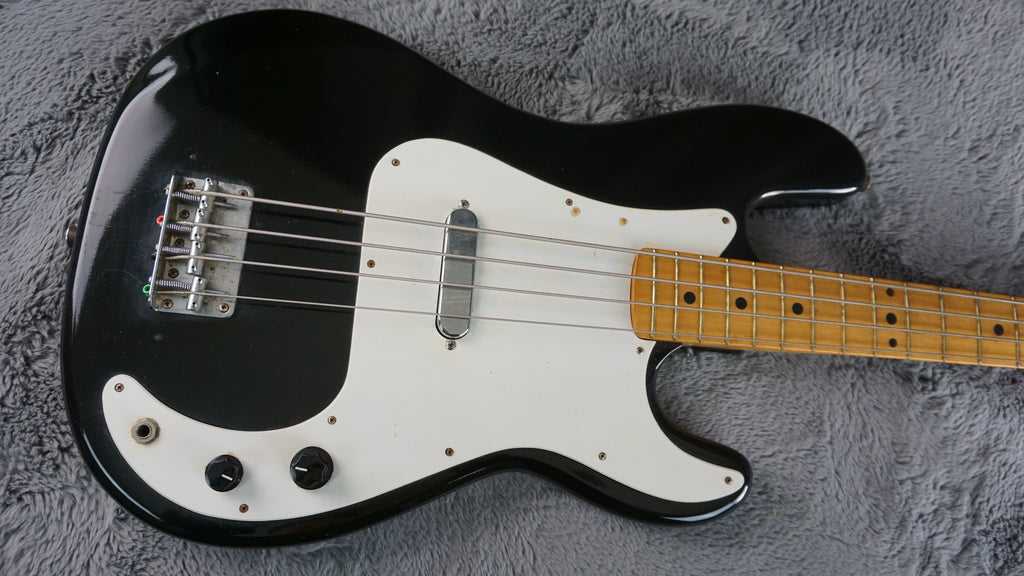 Heart Man Suzuki Precision/Musicmaster Style Bass 1970s - Black