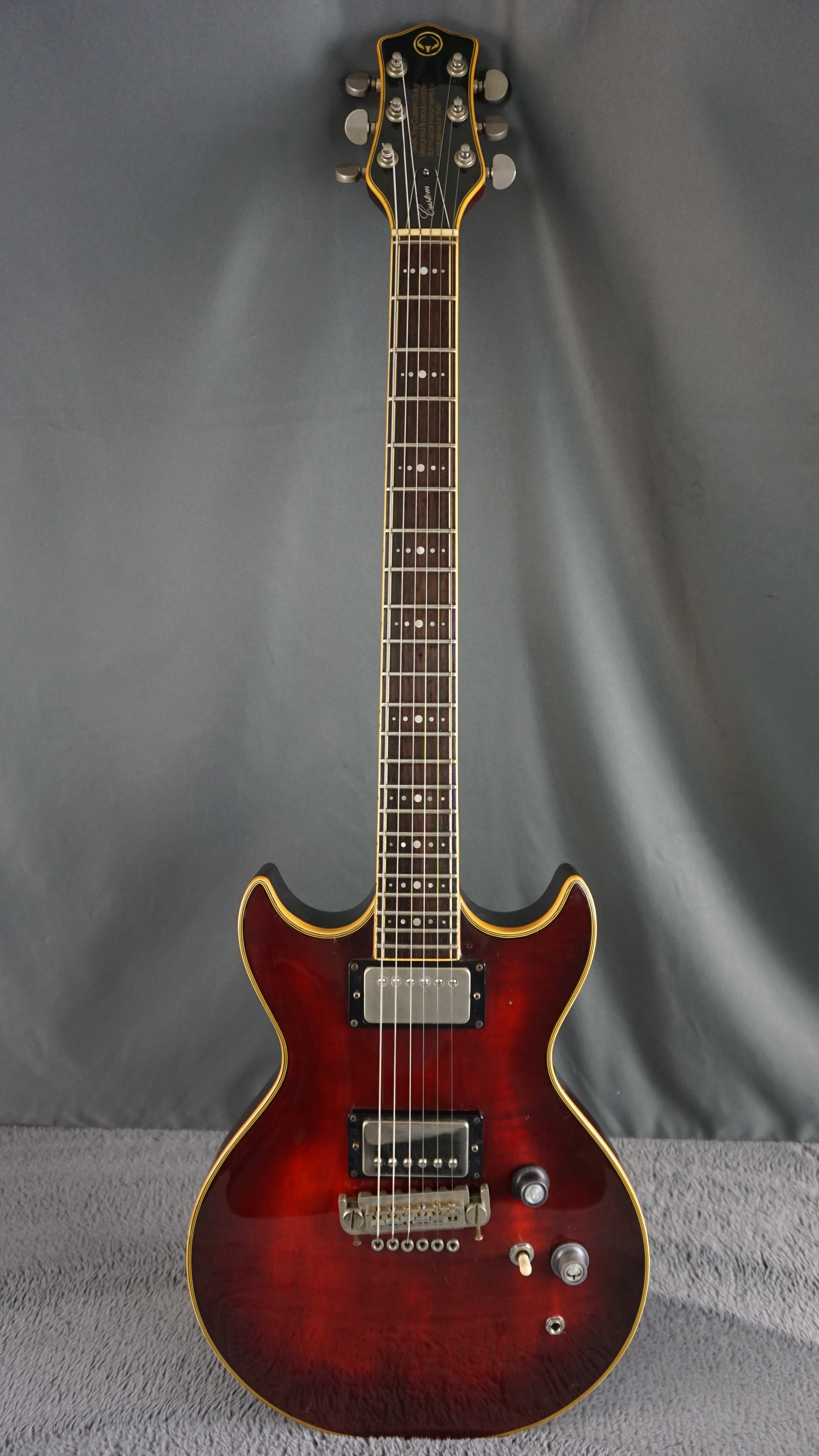 ELK Tiara Custom Double Cutaway - Trans Red Japan Uber Rare