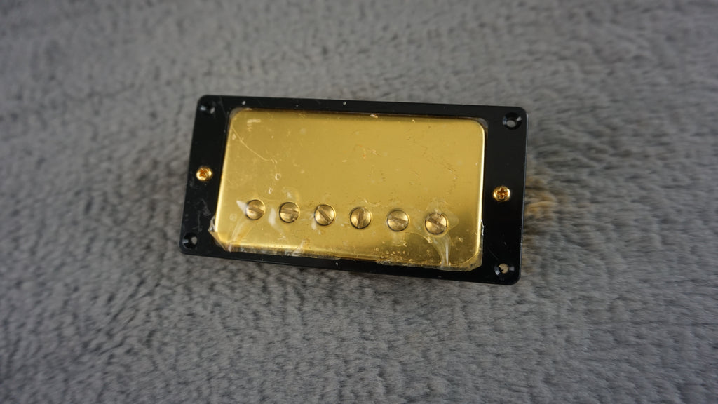 Tokai Humbucker Gold Cover w/ Black Pickup Ring - 8.4k