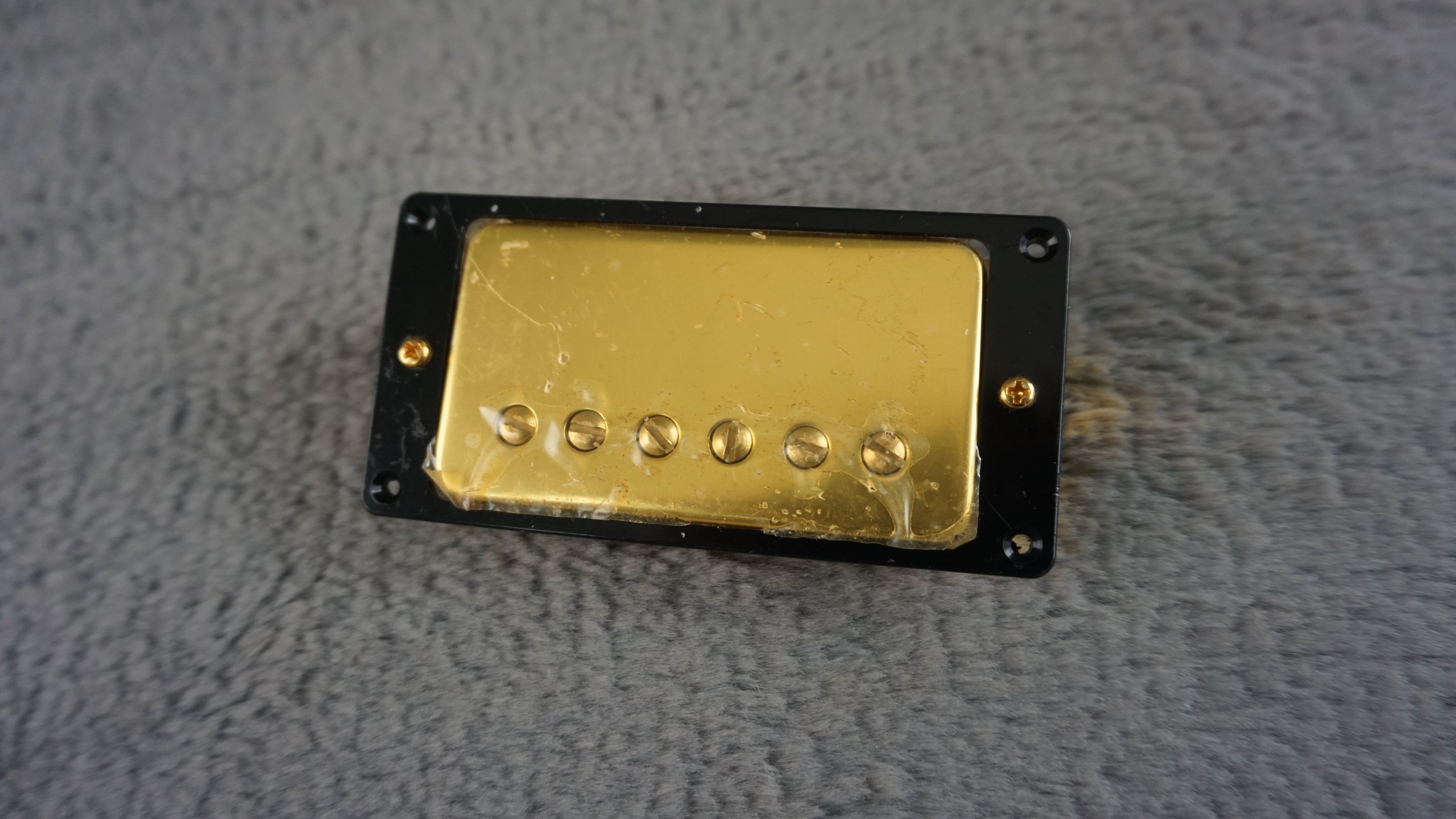 Tokai Humbucker Gold Cover w/ Black Pickup Ring - 8.4k
