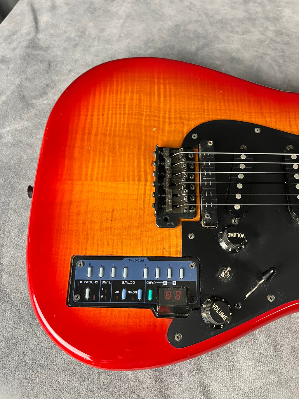 Casio PG-300 Refurbished! MIDI guitar 1980’s Red Burst