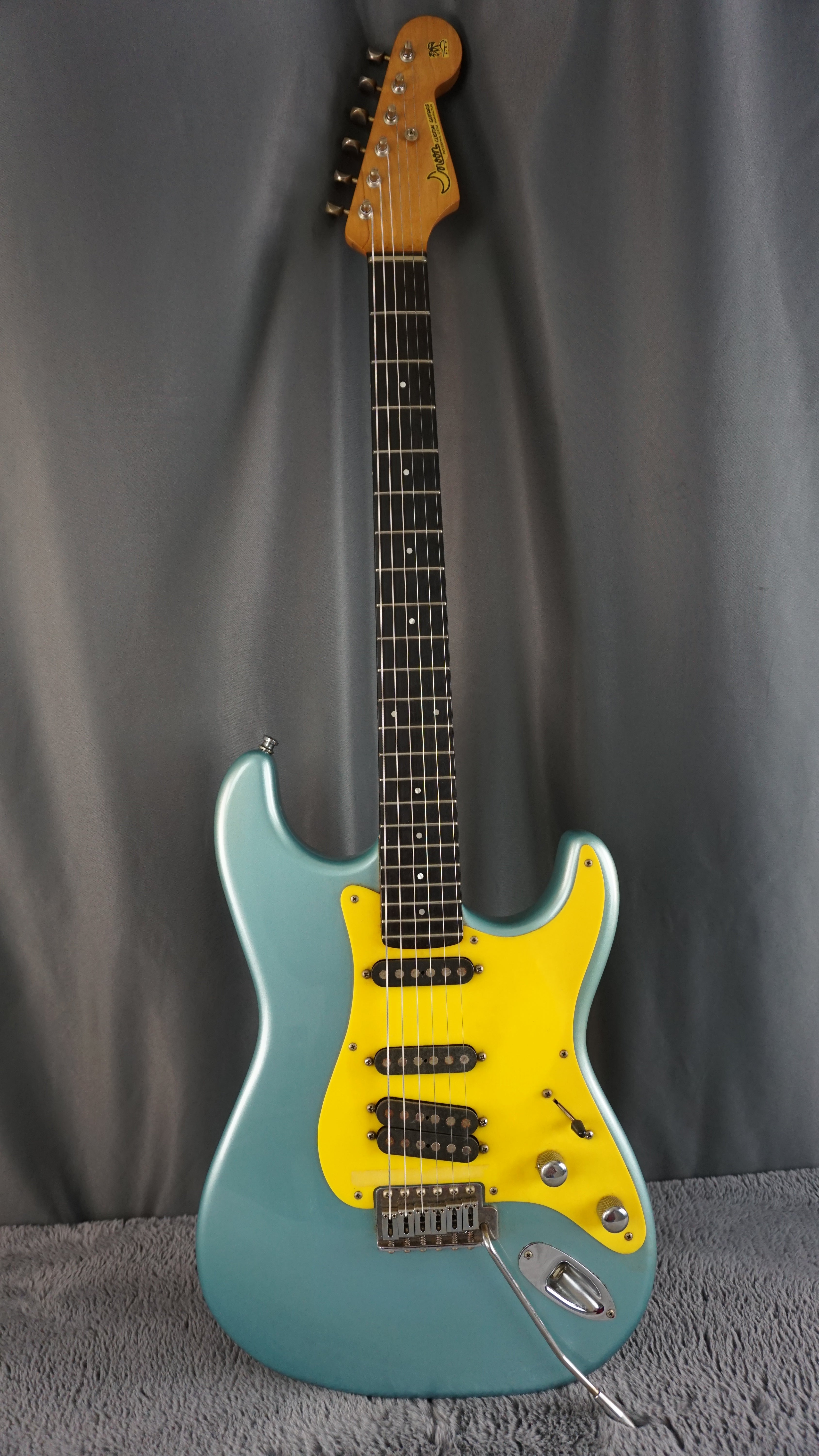 Moon Custom Guitars PGM S Style Japan HSS Teal