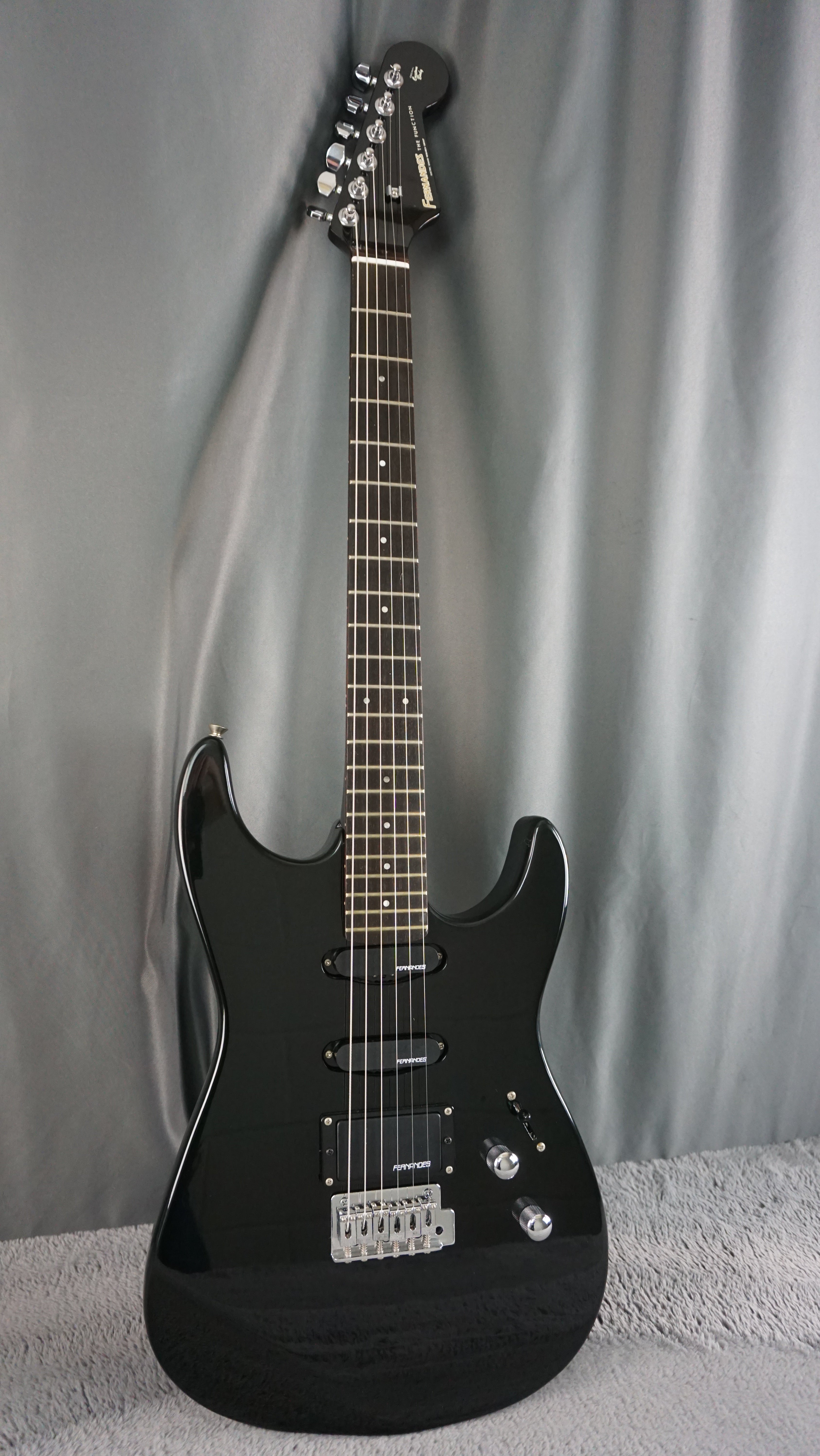 Fernandes The Function - Black HSS Electric Guitar