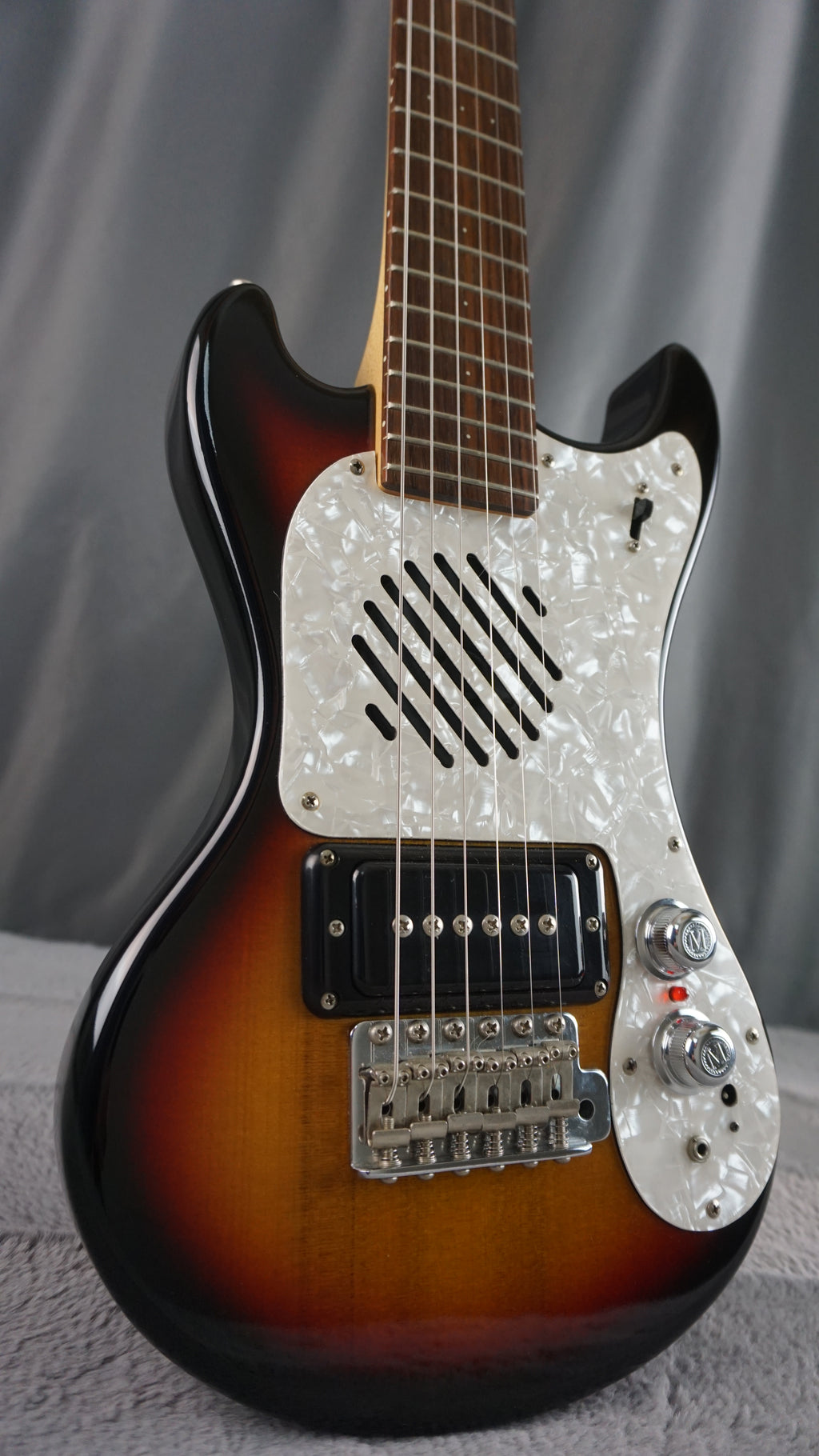 MarineRider Mosrite Ventures Model with Built In Amp 1990’s - Sunburst