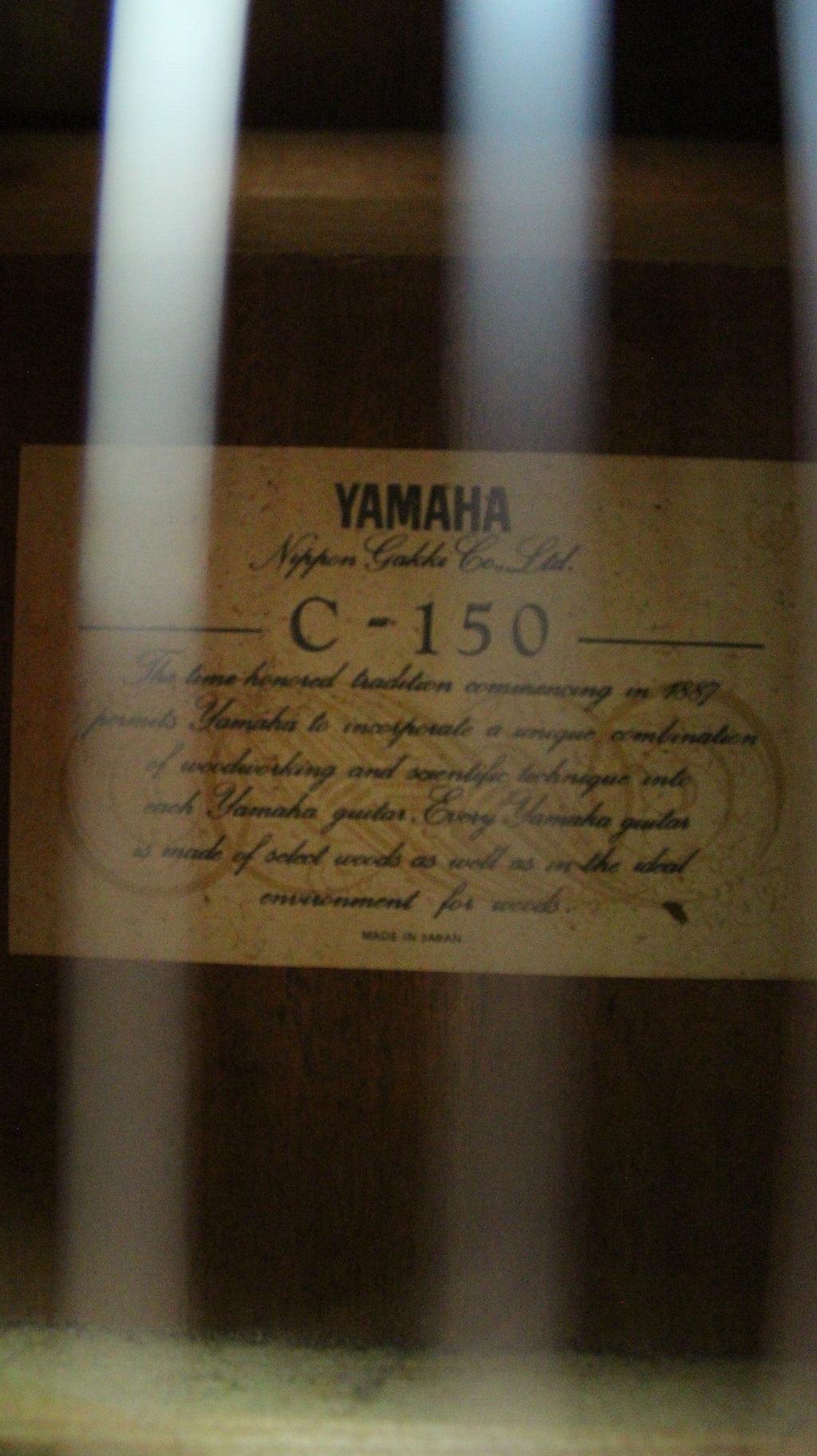 Yamaha C-150 Japan Classical Guitar
