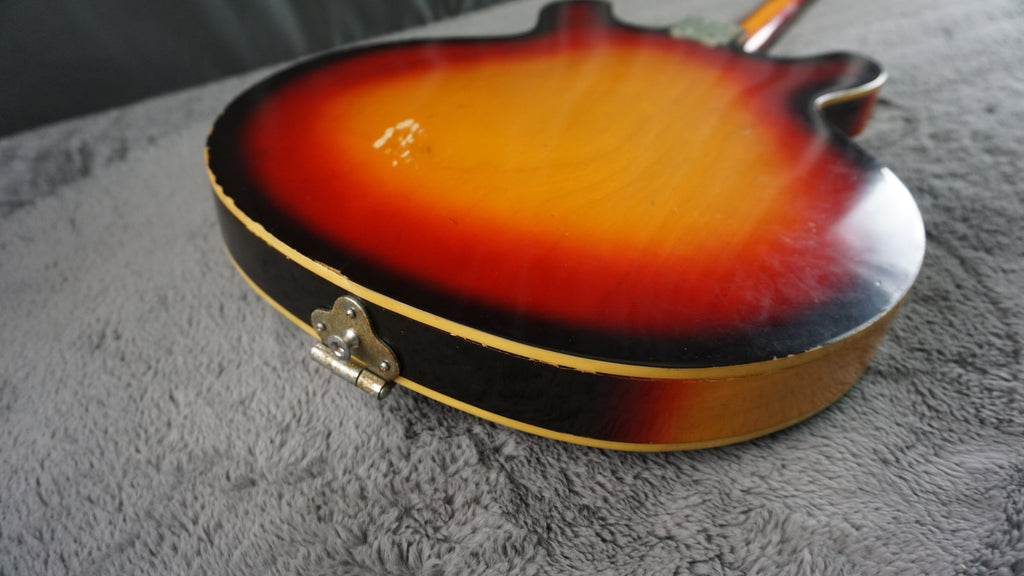 Firstman Semi Hollow Body 1960s rare  - Sunburst Japan