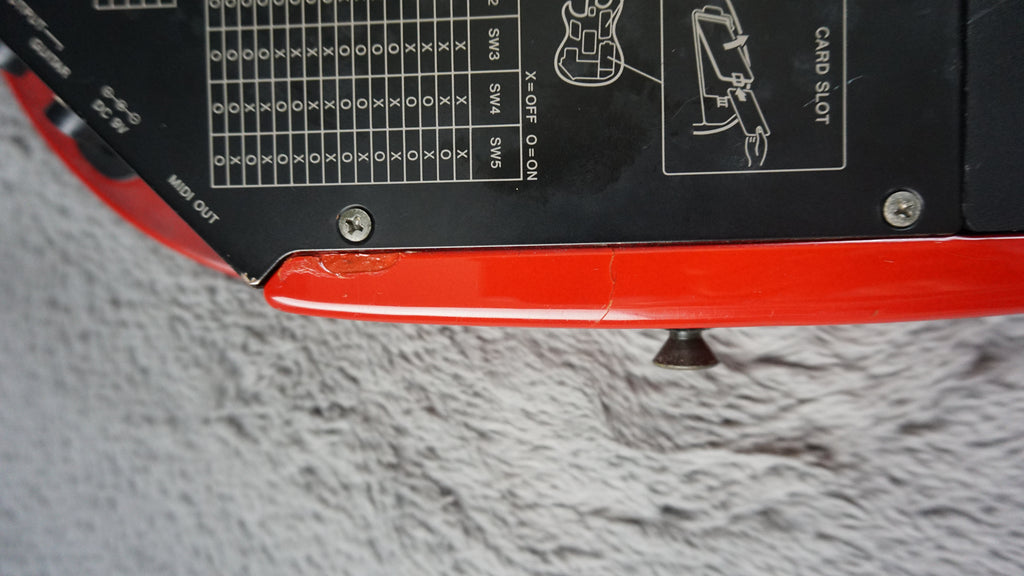 Casio PG-300 Refurbished MIDI Guitar 1980s - Red Burst