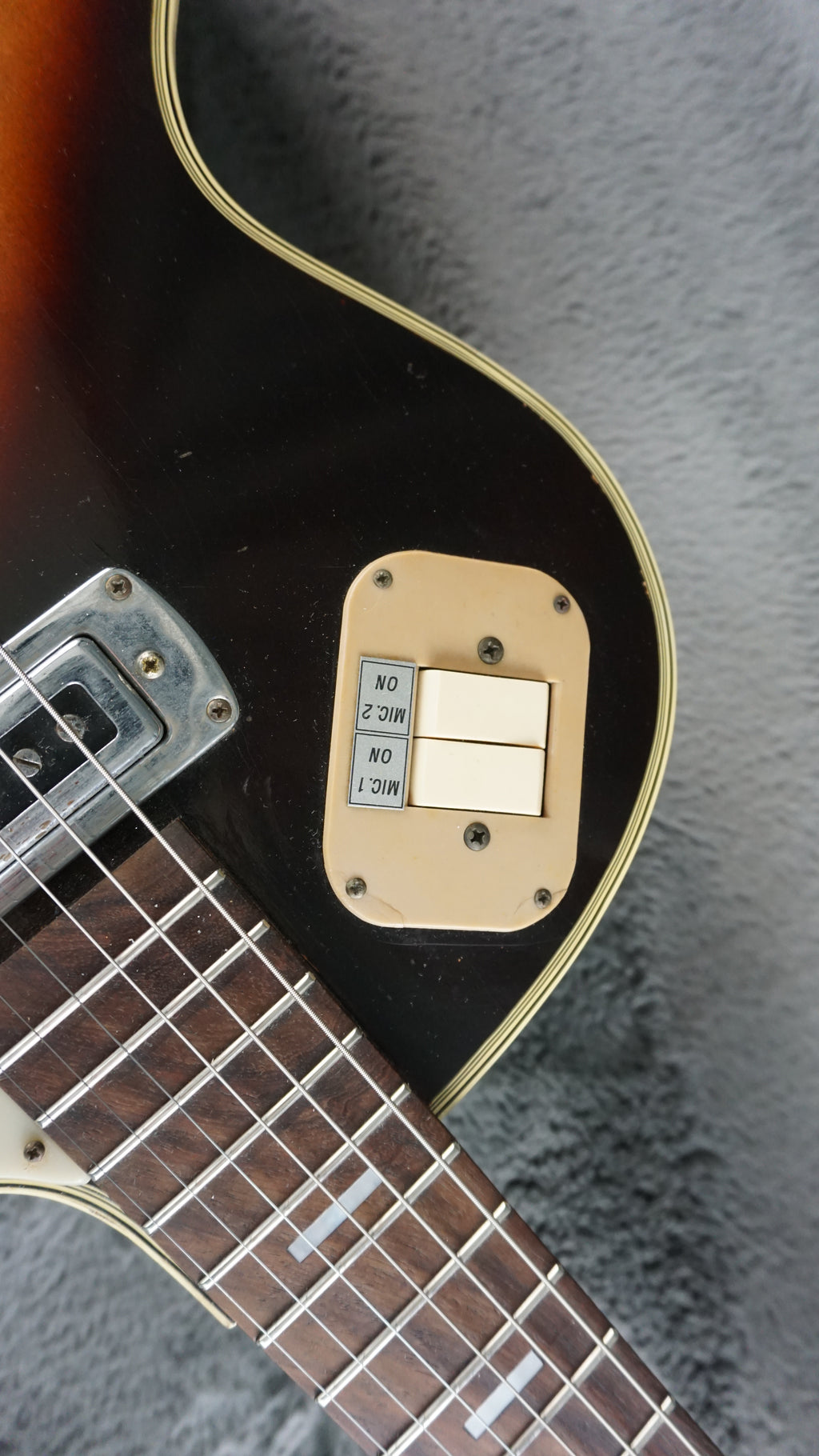 Teisco EP-14 1960s - Brown Burst Hollow Body Electric