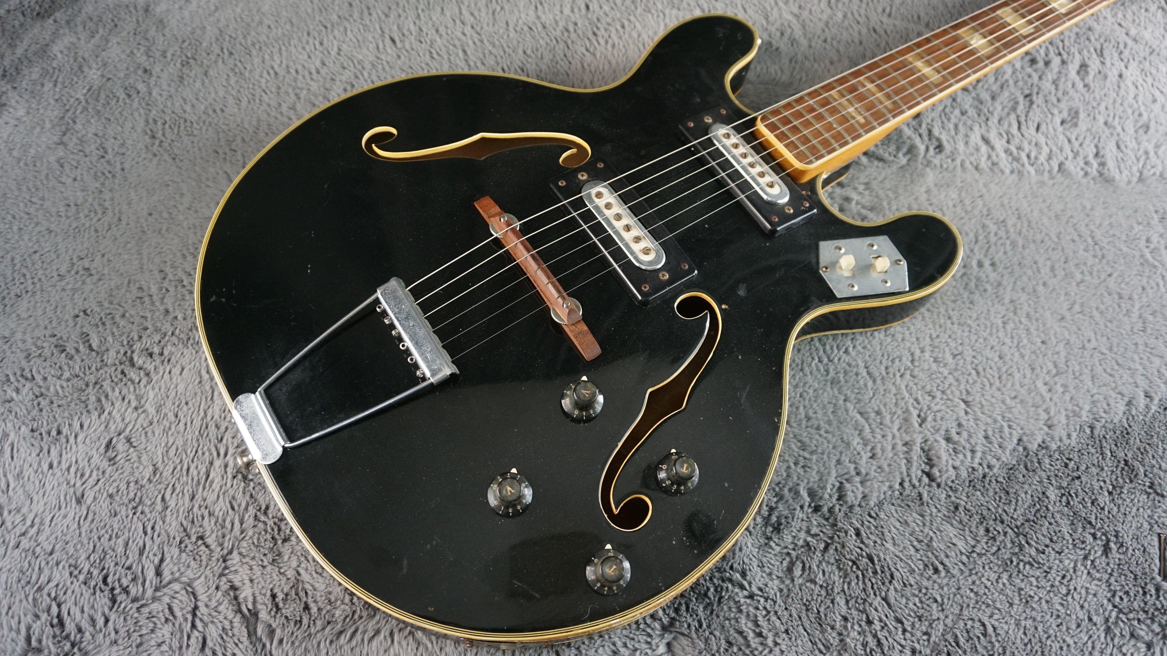 Greco Semi Hollow Body - Black Japan