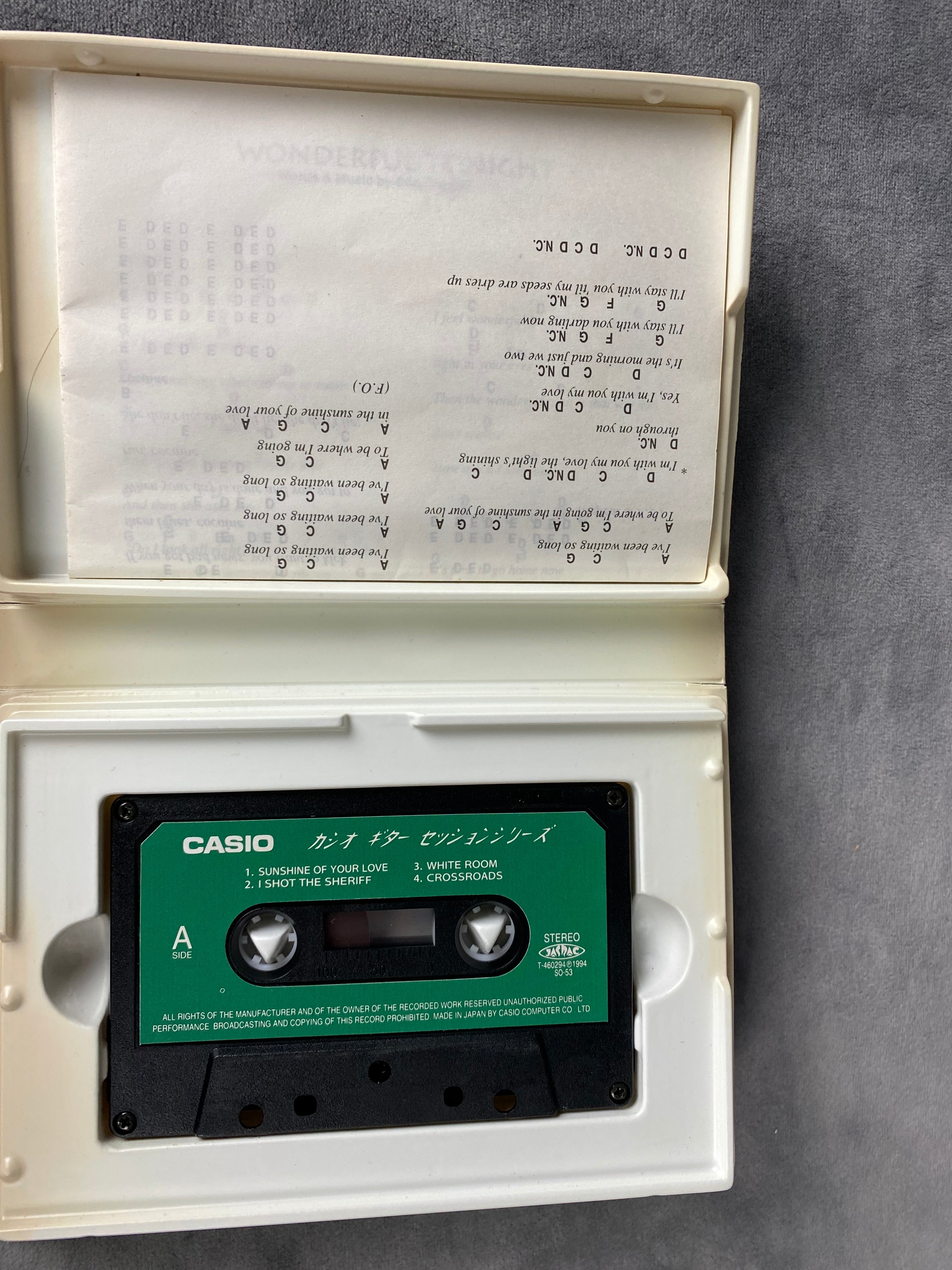 Casio EG-5 Cassette Eric Clapton super rare! 1980’s