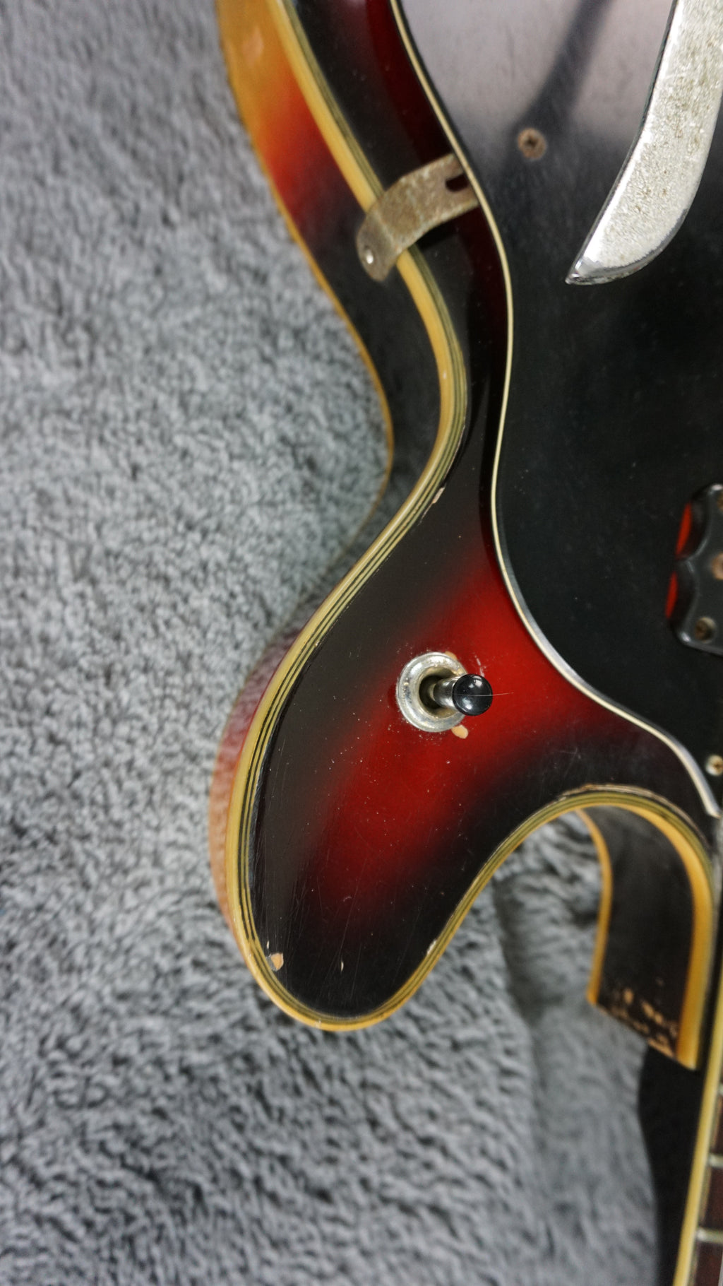 Firstman Semi Hollow Body 1960s rare  - Sunburst Japan