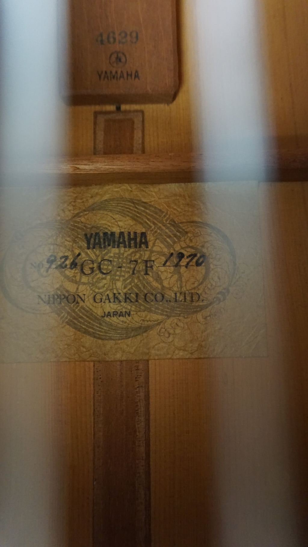 Yamaha GC-7F 1970 Classical Guitar Rare - Toshihiro Kato