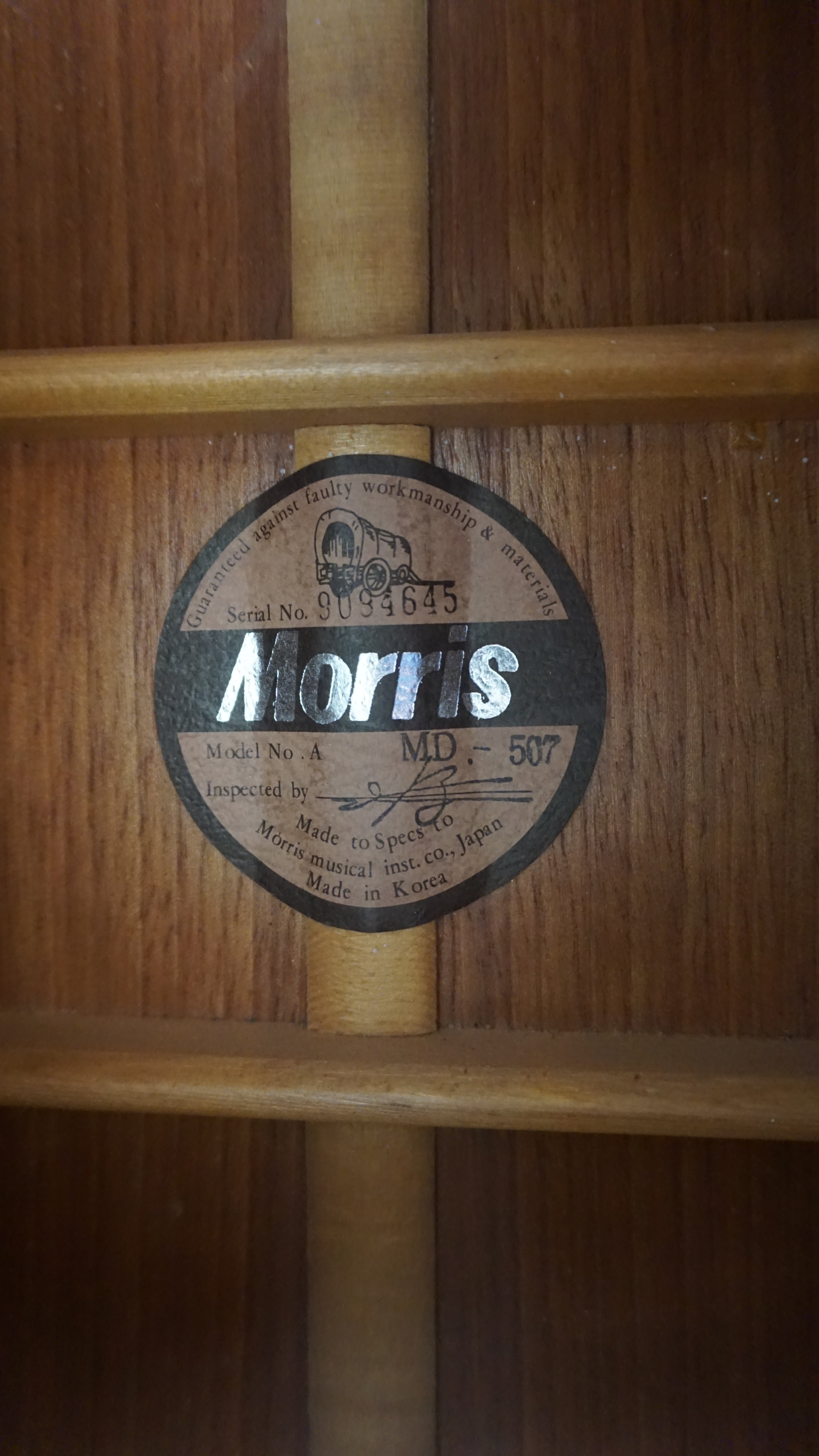 Morris MD-507 Japan Sunburst Acoustic