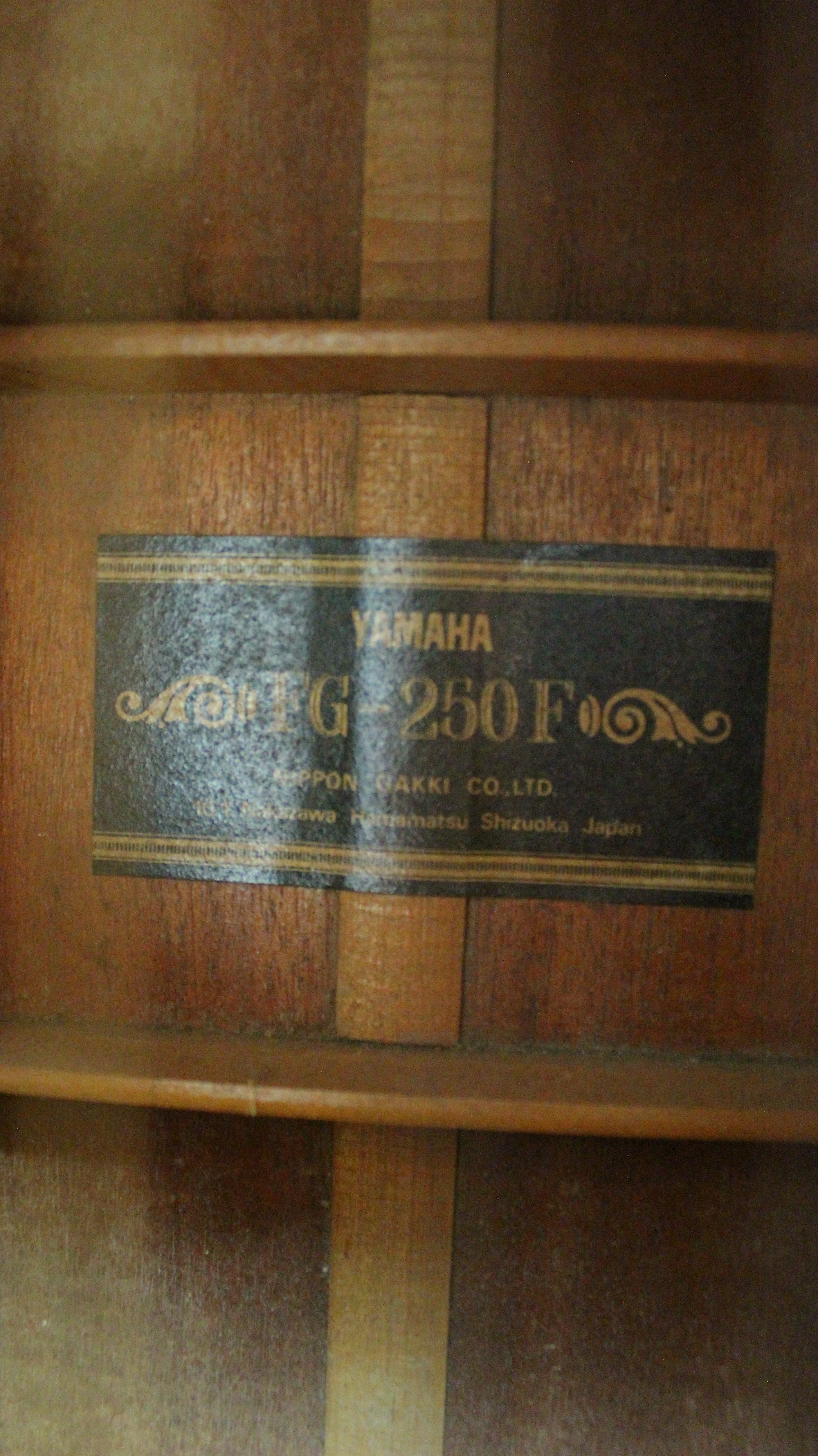 Yamaha G-250F Japan Acoustic Guitar