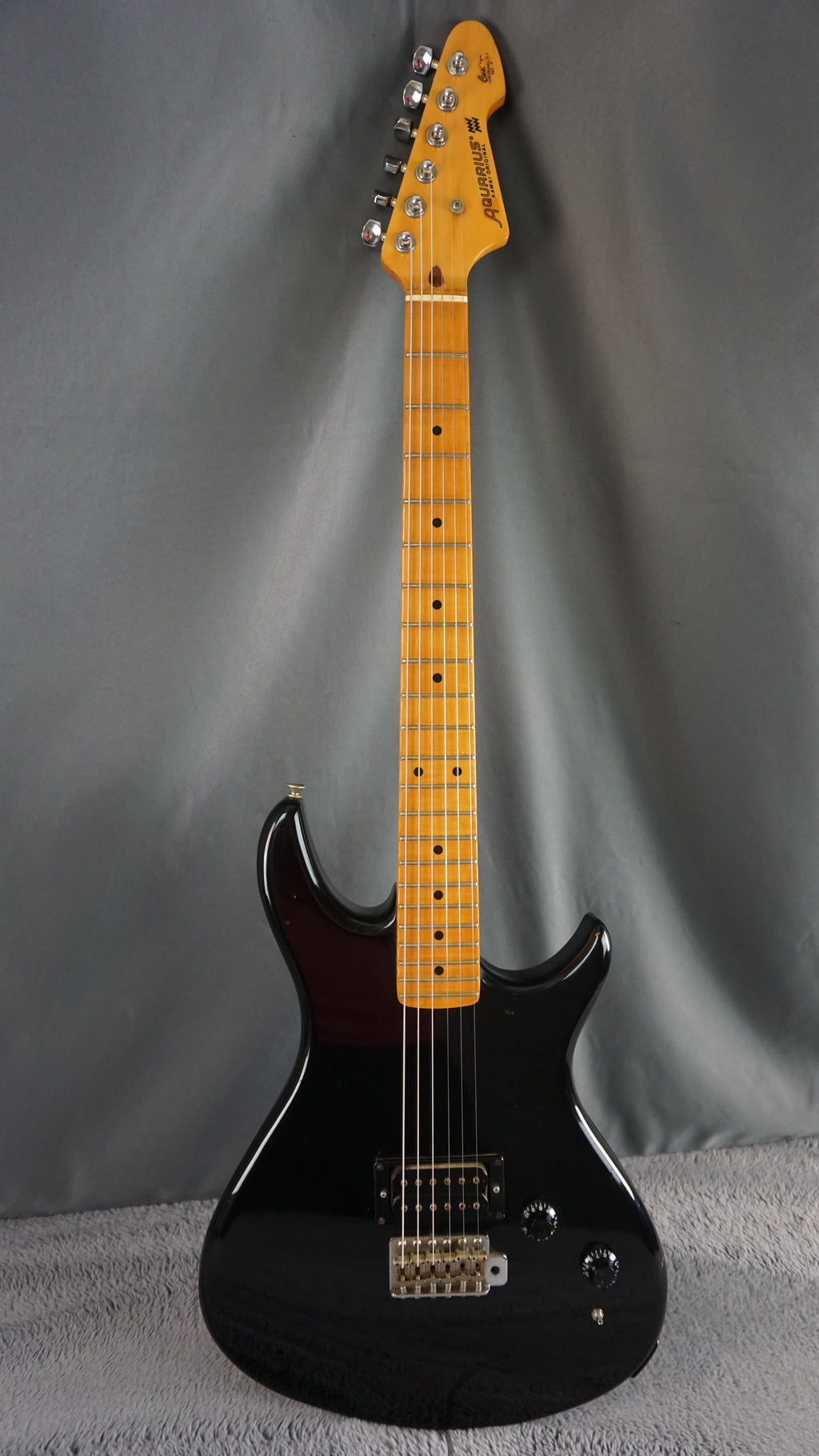 Aquarius Kawai Original Black MIJ Electric Guitar w/ Hard Case