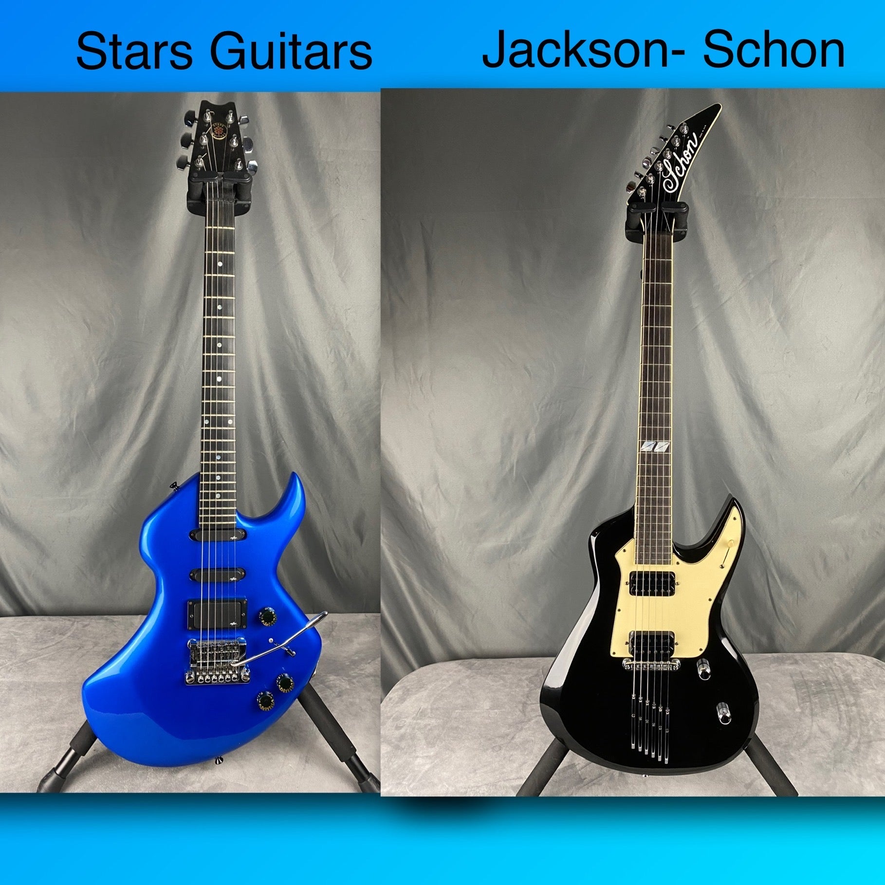 1980s Stars Guitars Custom w/ Early Modulus Graphite Neck – Leo Knapp Design / Dan Ransom Build – Kahler USA – Rare California Boutique