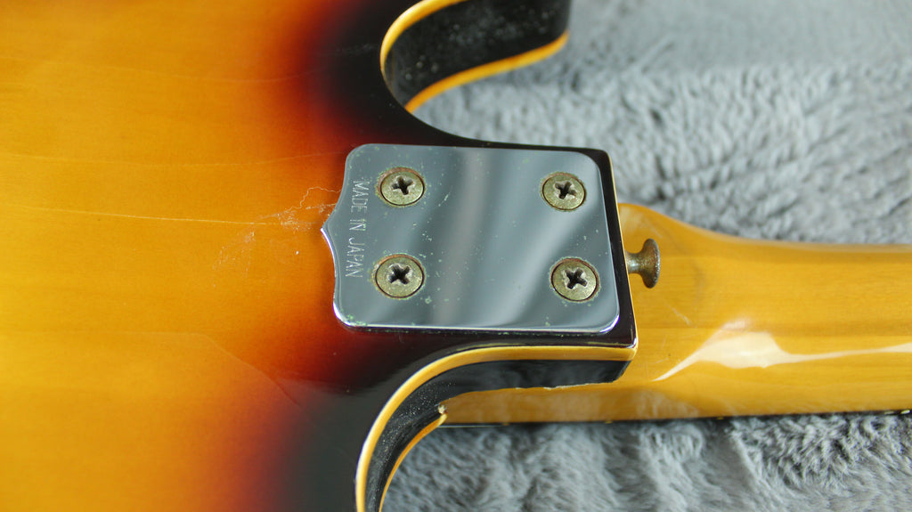 Semi-Hollow Sunburst Electric Guitar