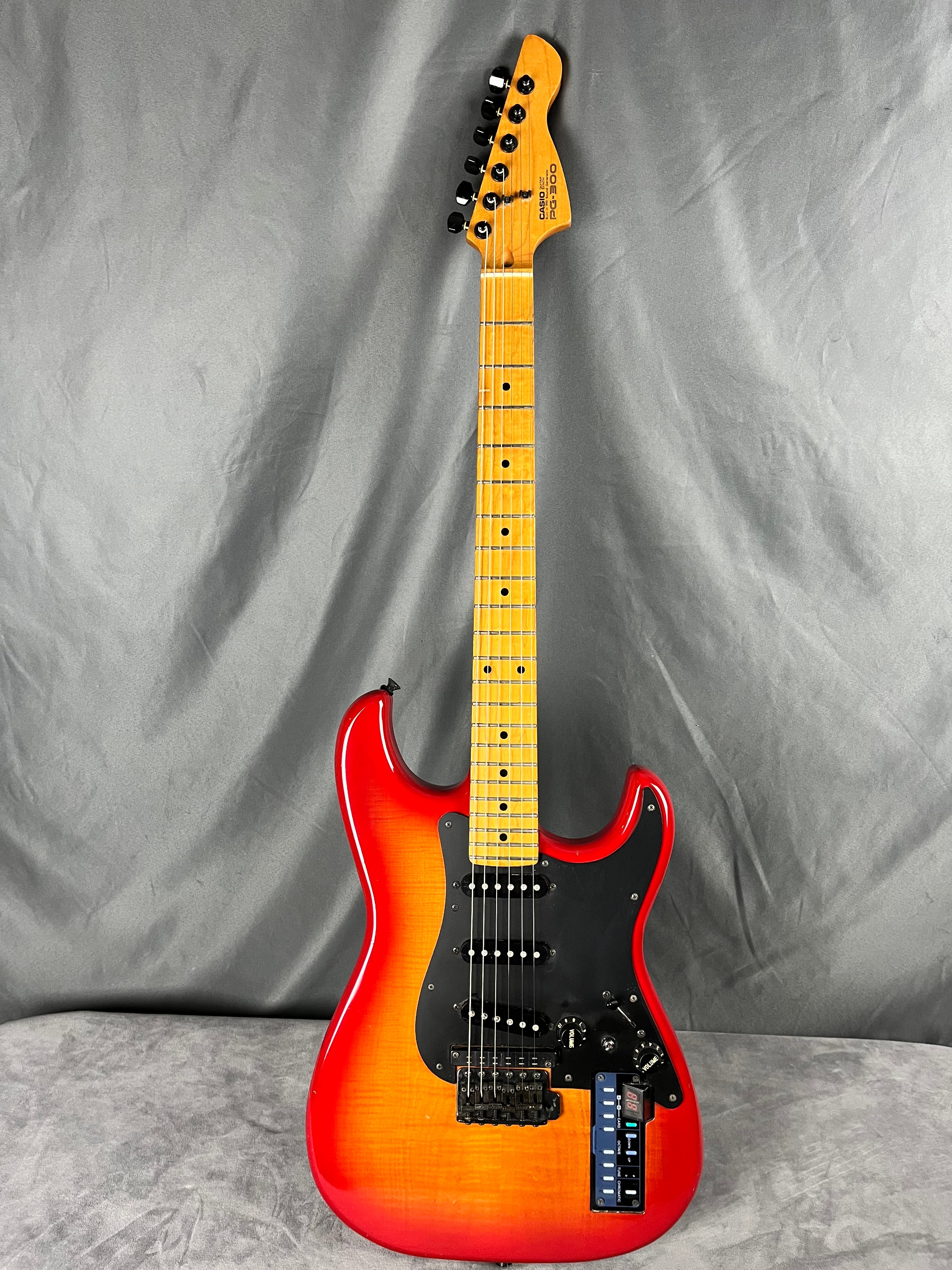 Casio PG-300 Refurbished! MIDI guitar 1980’s Red Burst
