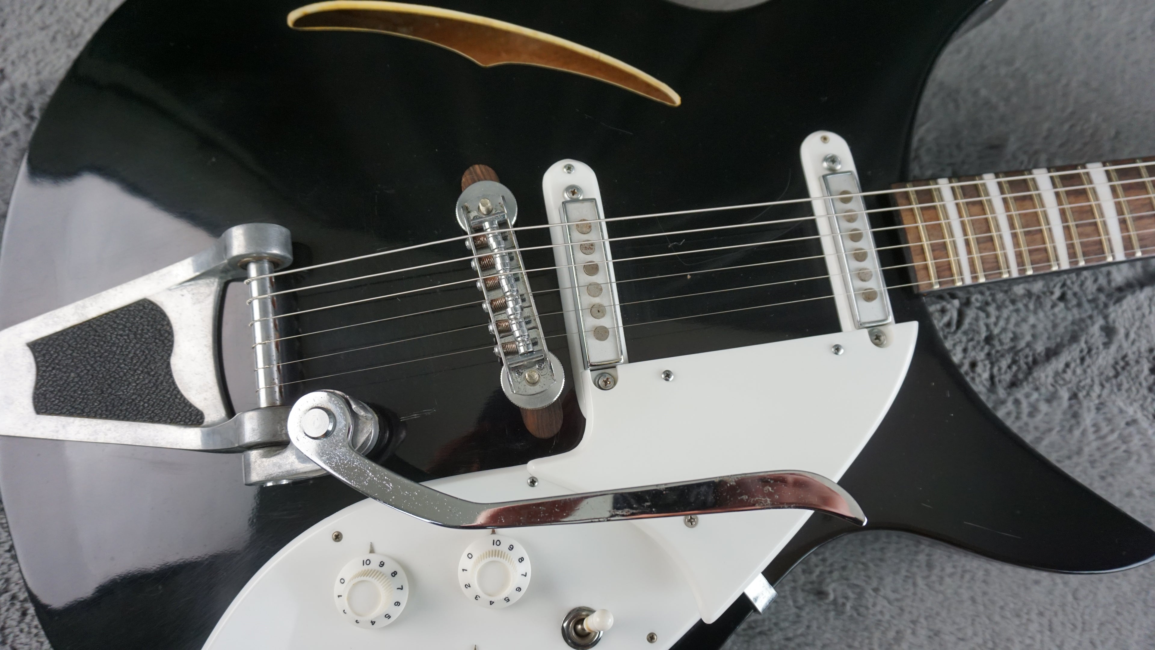 Guyatone SG42T 1960s - Black Super Rare Double Cut Japan