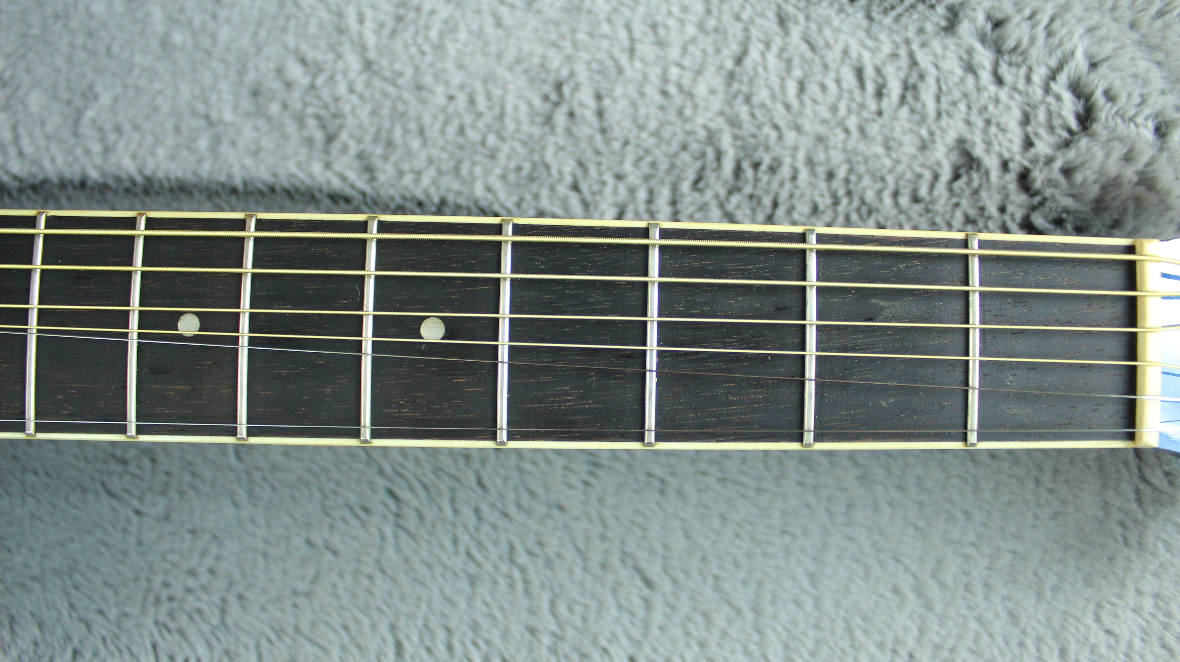 Morris F-02SBU Blue Japan Acoustic Guitar