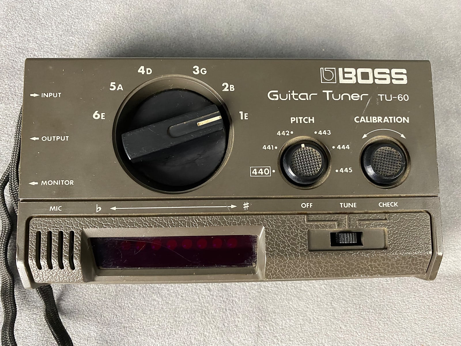 Boss TU-60 Vintage Tuner MIJ 1980’s