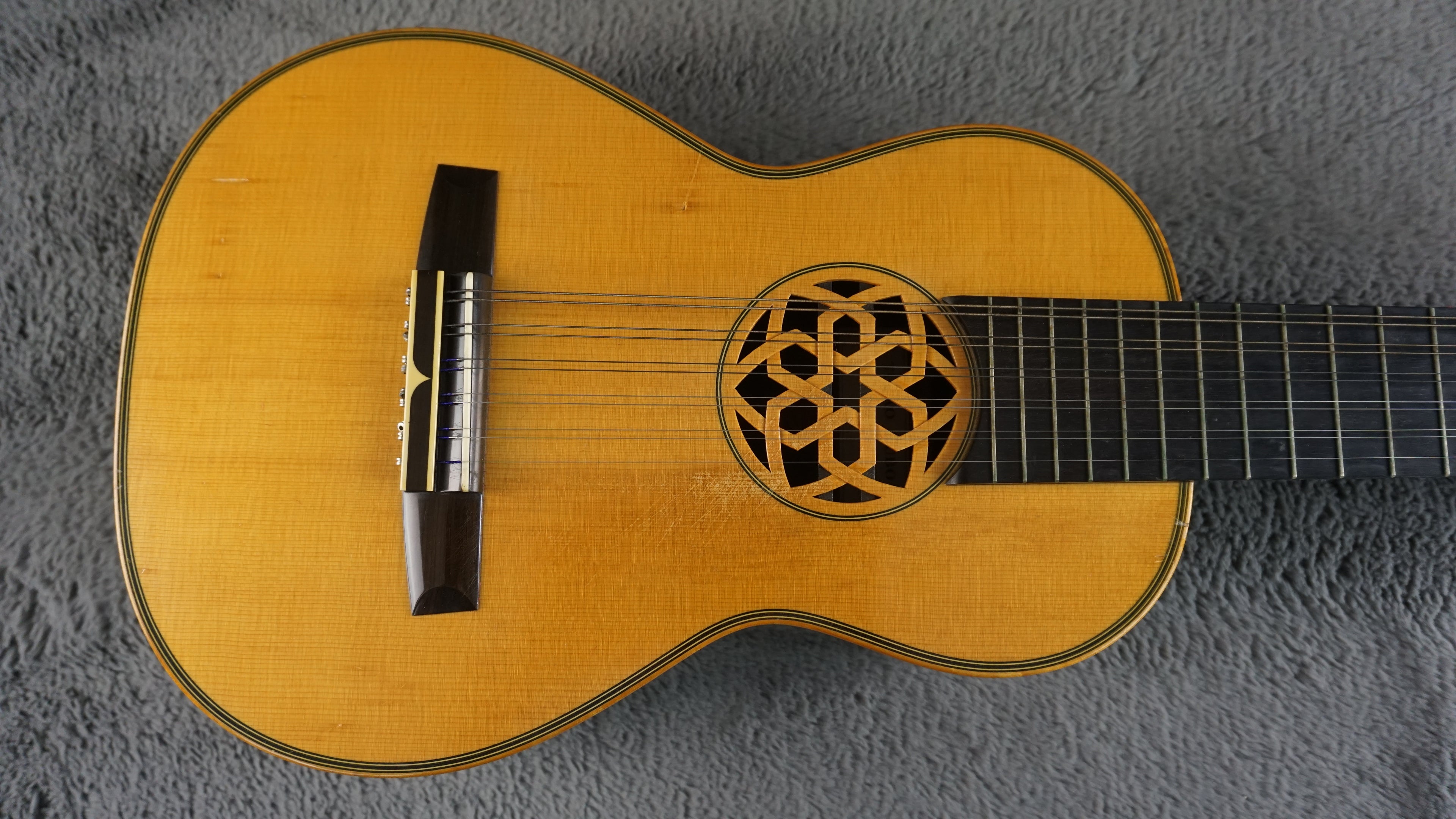 Tsunao Kubo 1986 Hand Built Japan Folk 12-String Acoustic Rare