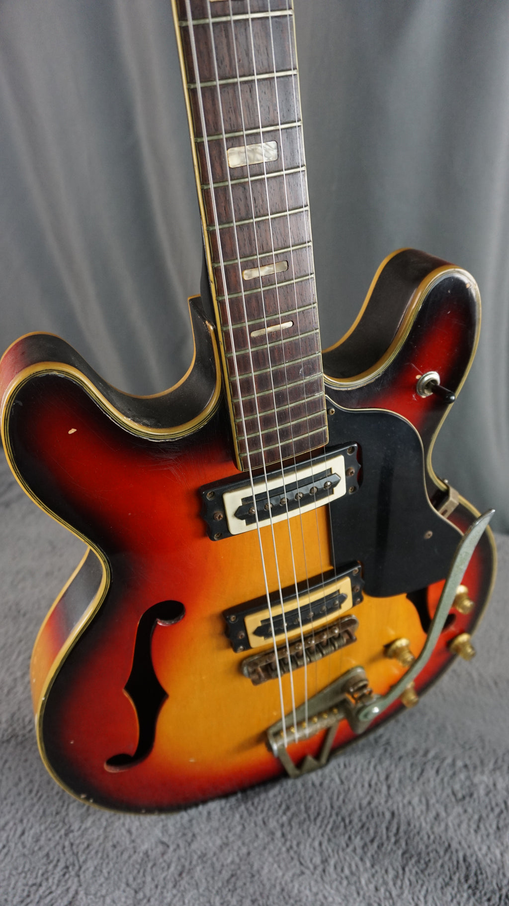 Firstman Semi Hollow Body 1960s rare  - Sunburst Japan