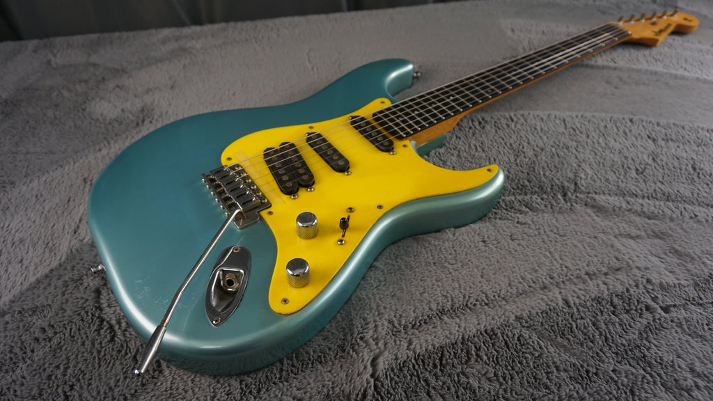 Moon Custom Guitars PGM S Style Japan HSS Teal