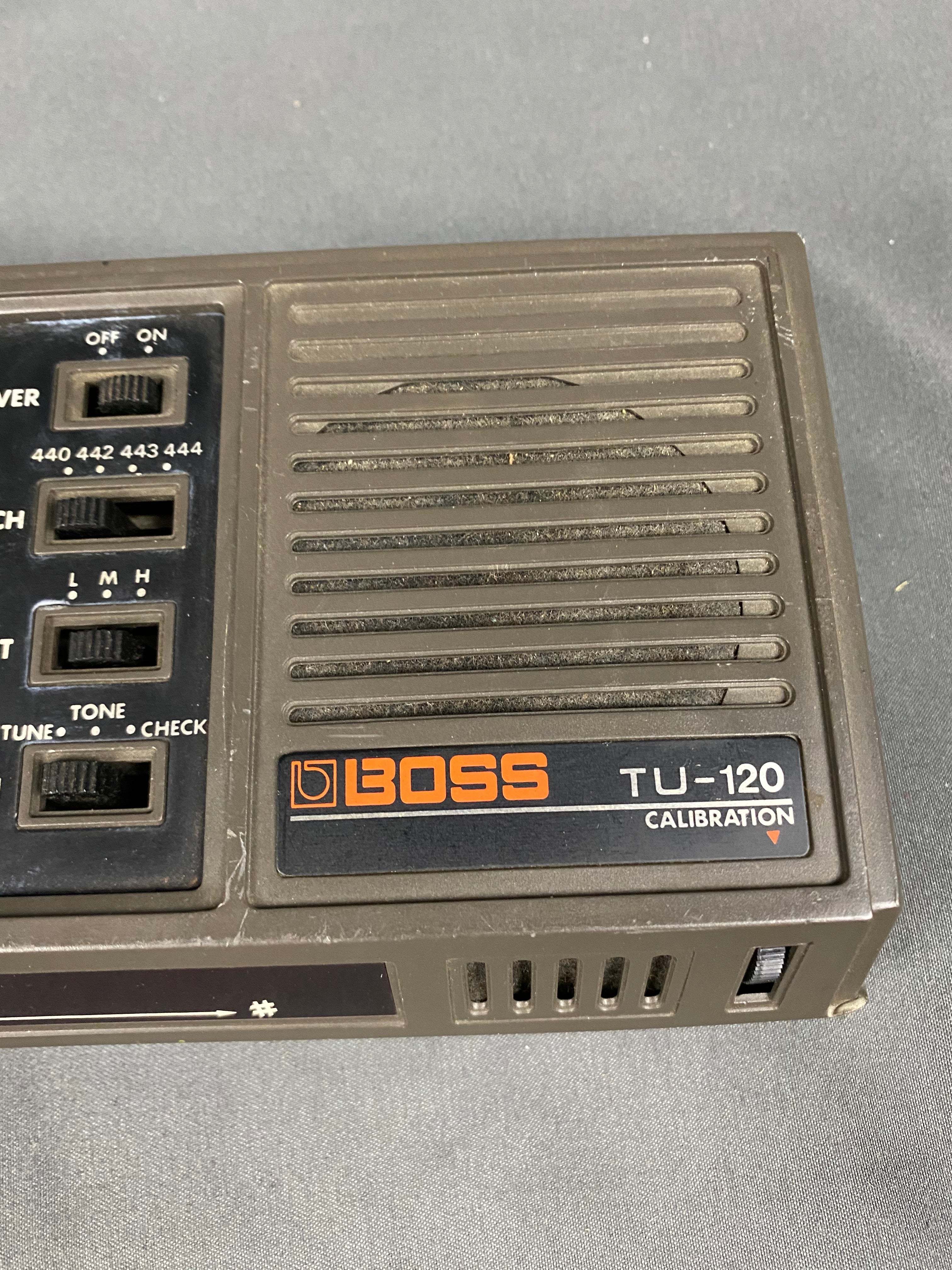Boss TU-120 Vintage Guitar Tuner Accurate and Rare! 1980’s