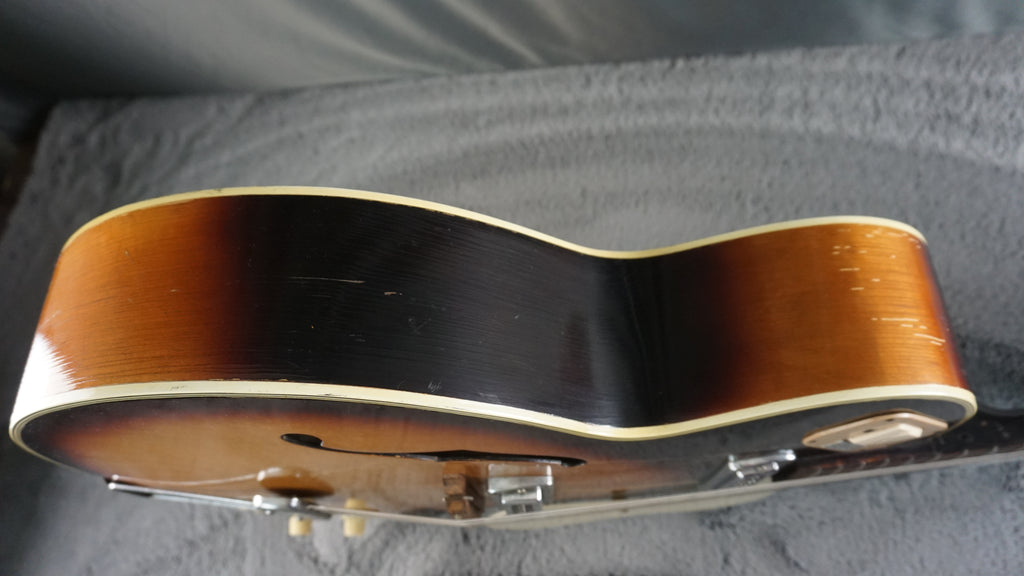 Teisco EP-14 1960s - Brown Burst Hollow Body Electric
