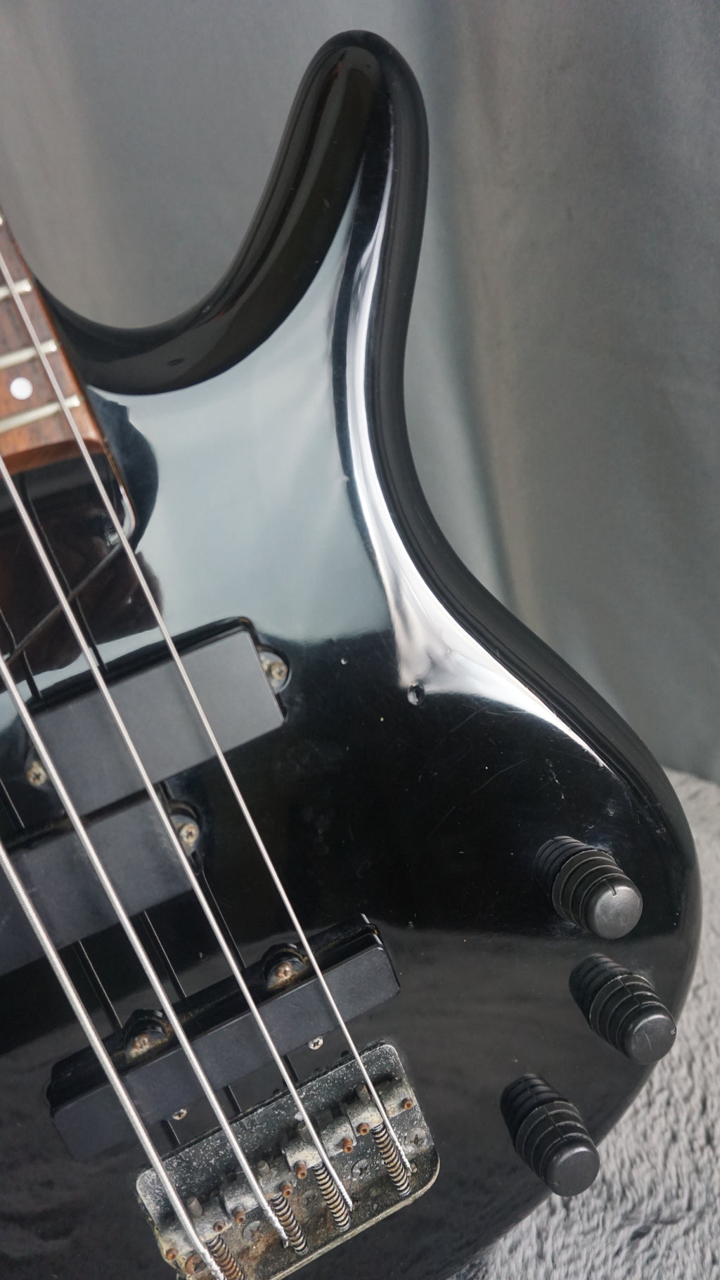 Ibanez Soundgear PJ 4-String Bass - Black Japan