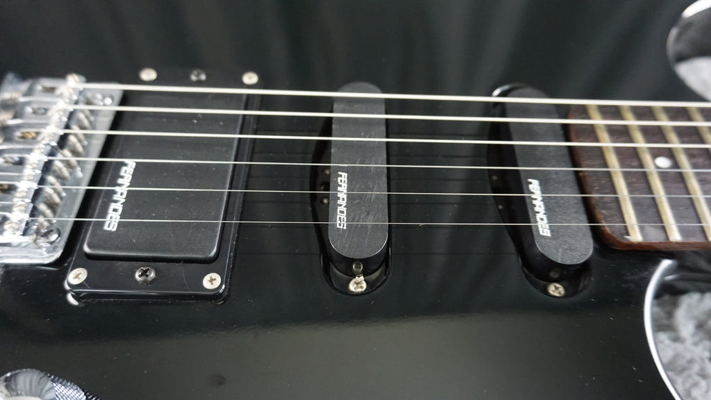 Fernandes The Function - Black HSS Electric Guitar