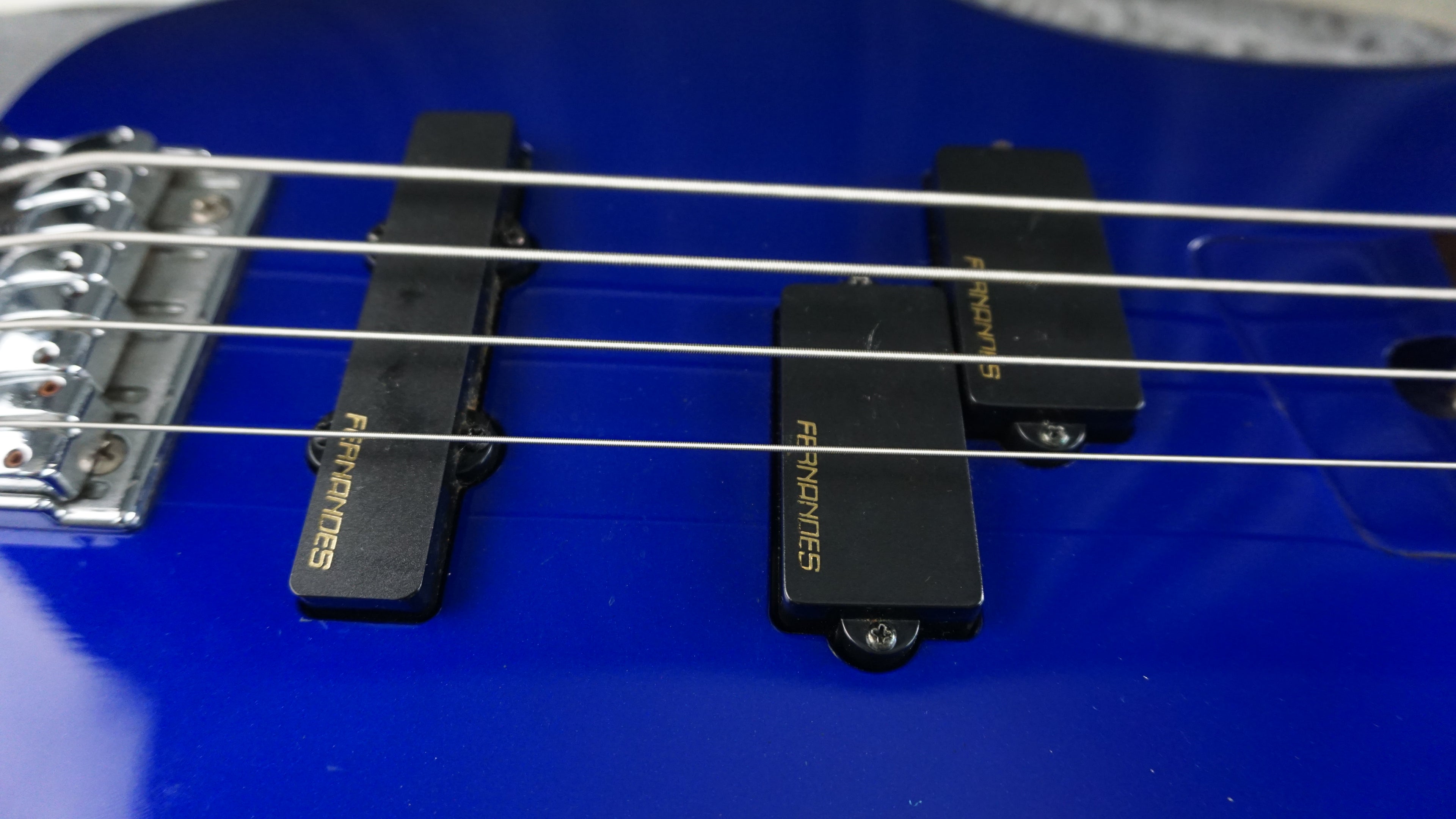 Fernandes PJ Bass - FRB-45 - Blue - 32" Scale
