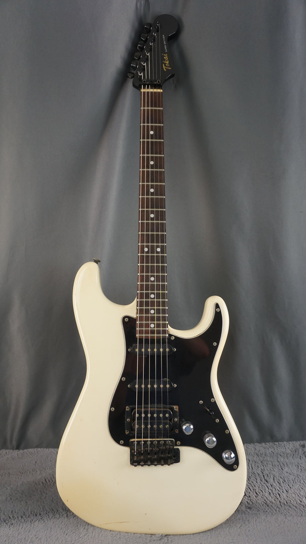 Tokai Super Edition Japan HSS S-Style White Electric Guitar