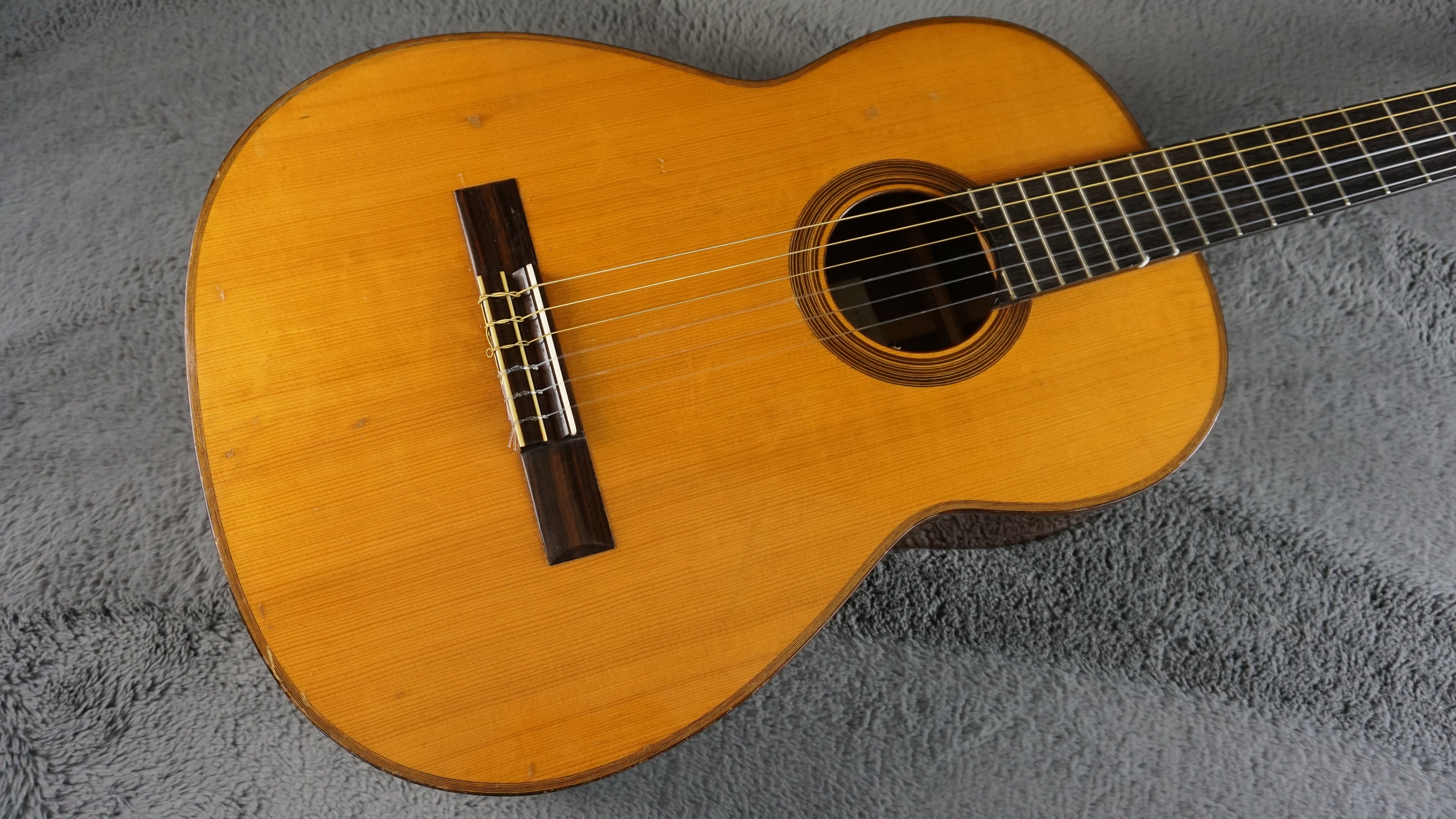 Kuniharu Nobe No. 120 Solid wood handmade Rare!  1950-60