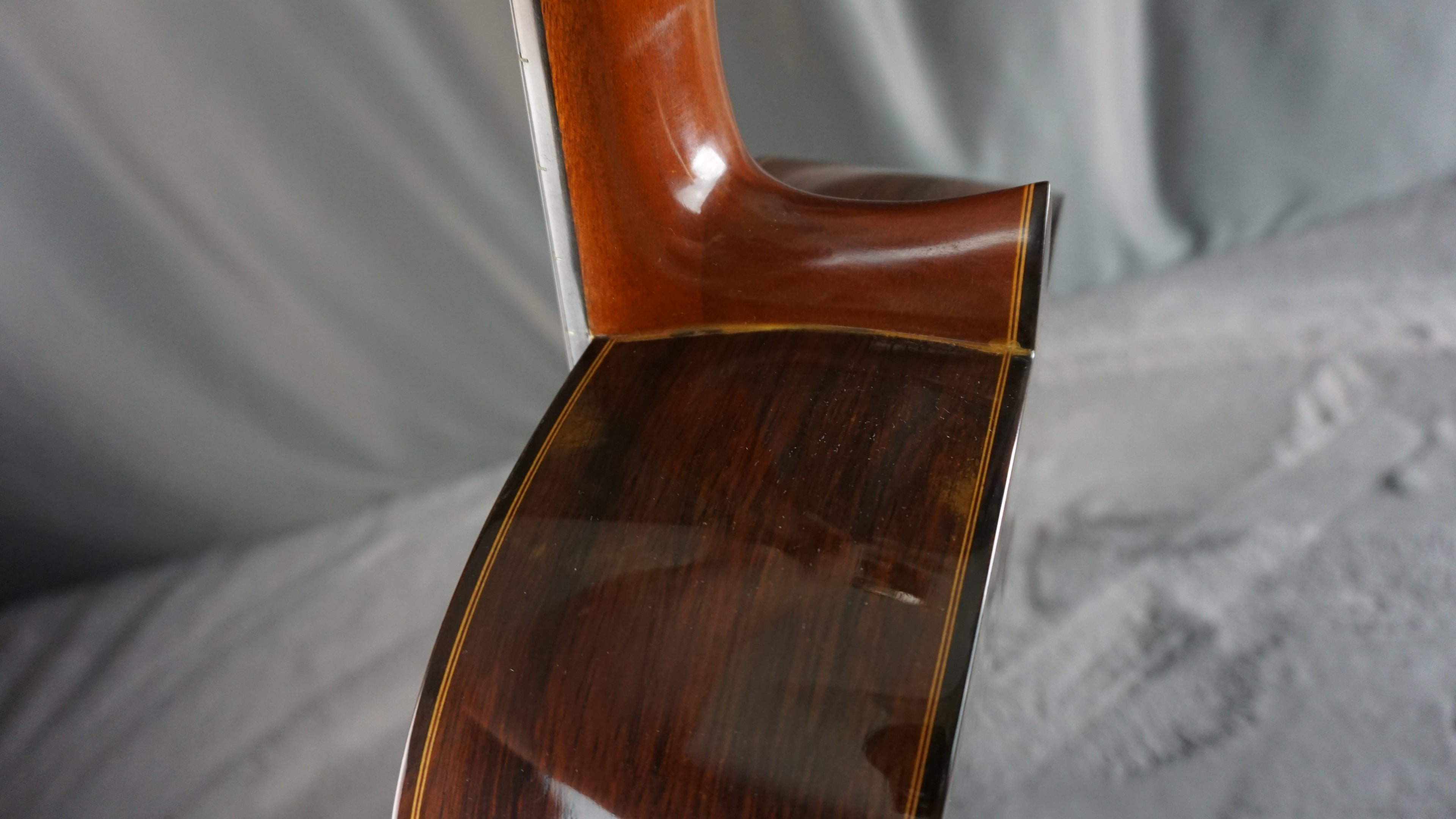 El Mesmre S-1976 Japan Classical Guitar w/ Hard Case Rare Solid Woods