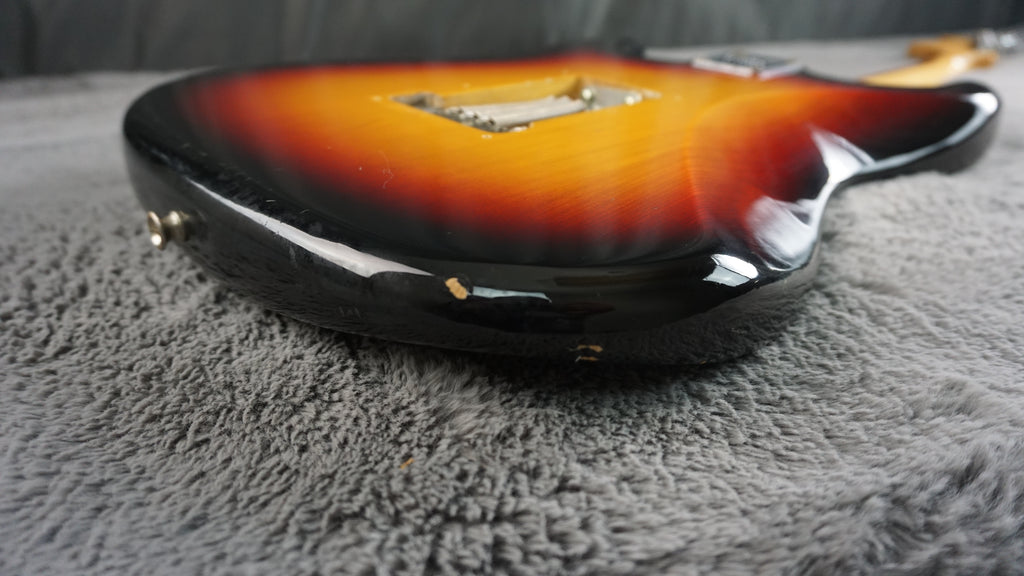 Aria Pro II Stagecaster - Sunburst 1970s Japan w/ Hard Case