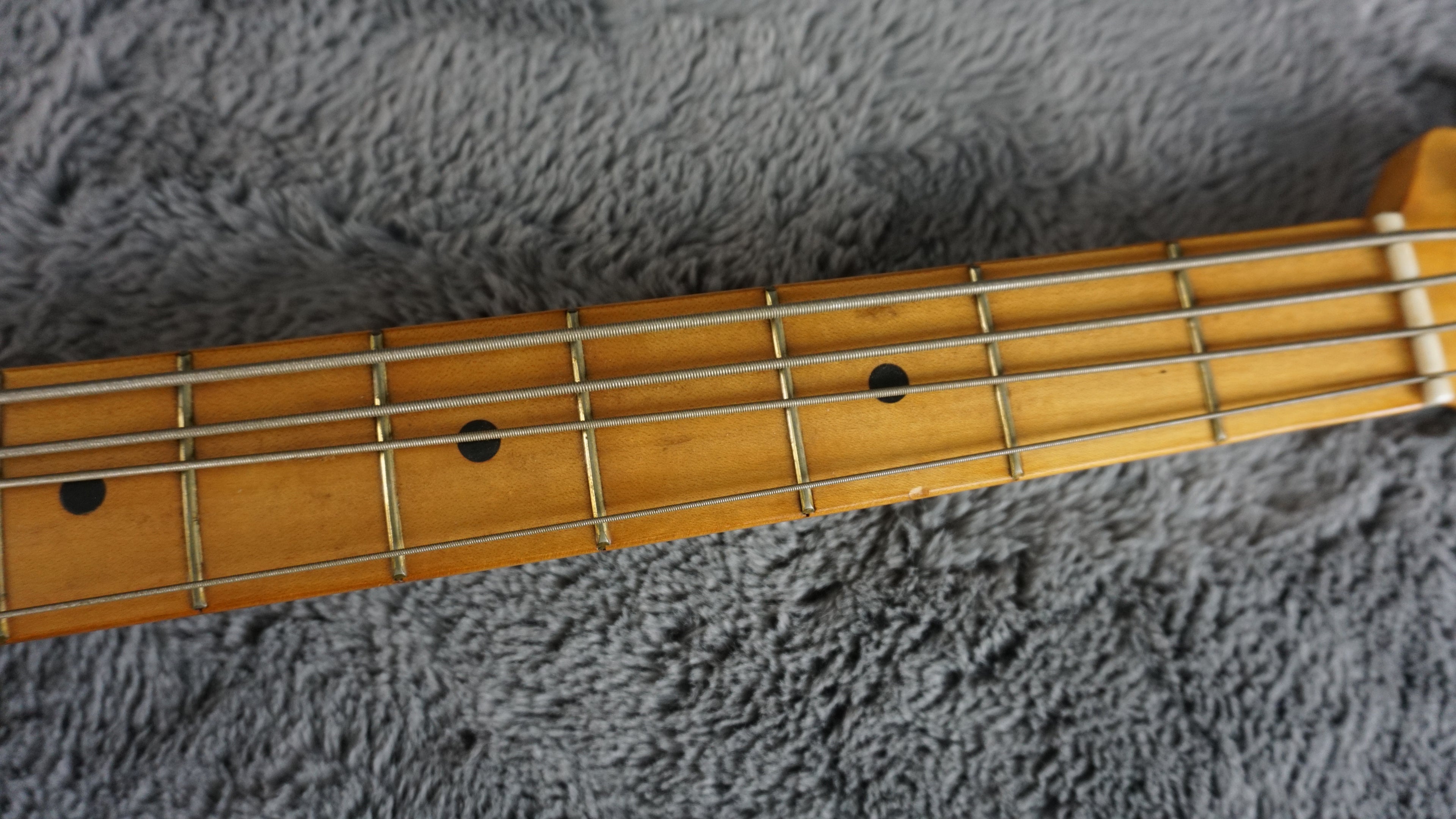 Heart Man Suzuki Precision/Musicmaster Style Bass 1970s - Black