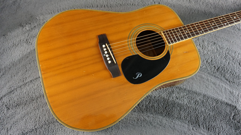 Pearl PF-770 71-72 - Natural Acoustic Guitar Rare