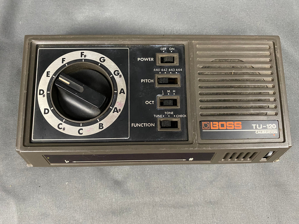 Boss TU-120 Vintage Guitar Tuner Accurate and Rare! 1980’s